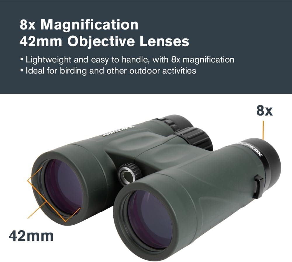 دوربین دوچشمی روف Celestron Nature Dx سایز 8 X 42 Mm دوربین دوچشمی روف Celestron Nature Dx سایز 8 X 42 Mm