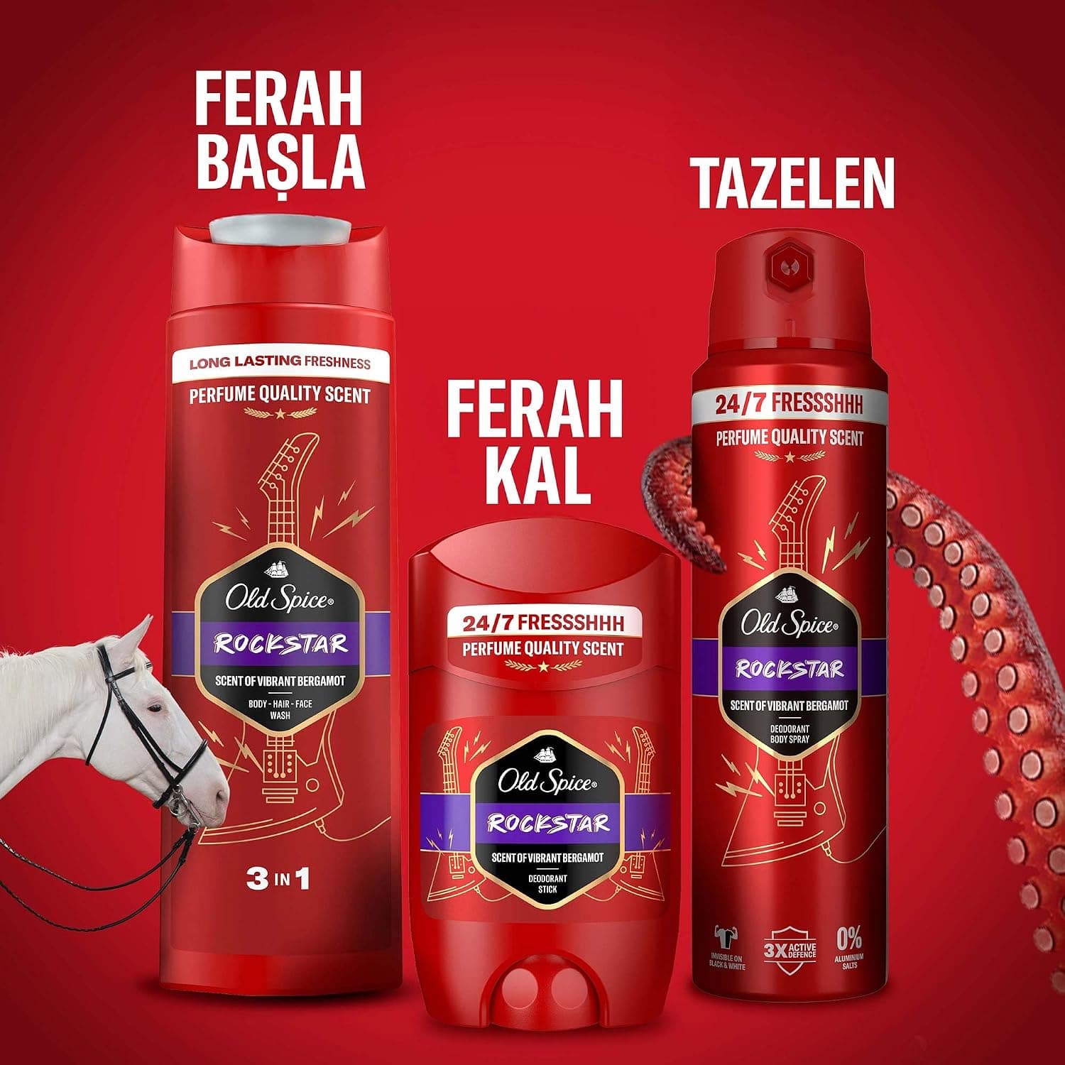 استیک دئودورانت مردانه Old Spice Rockstar 50 ml استیک دئودورانت مردانه Old Spice Rockstar 50 ml