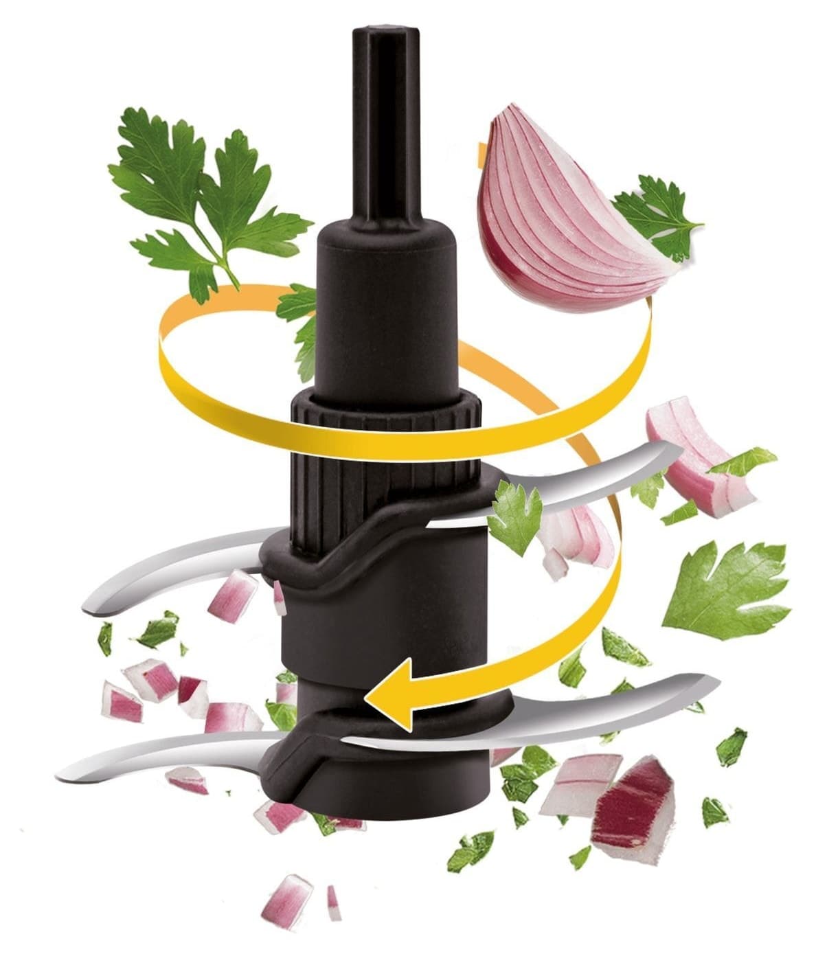 خردکن 4 تیغه TEFAL MasterChop Powelix Maxi با توان 500 Watt سفید مدل 1500637071 خردکن 4 تیغه TEFAL MasterChop Powelix Maxi با توان 500 Watt سفید مدل 1500637071