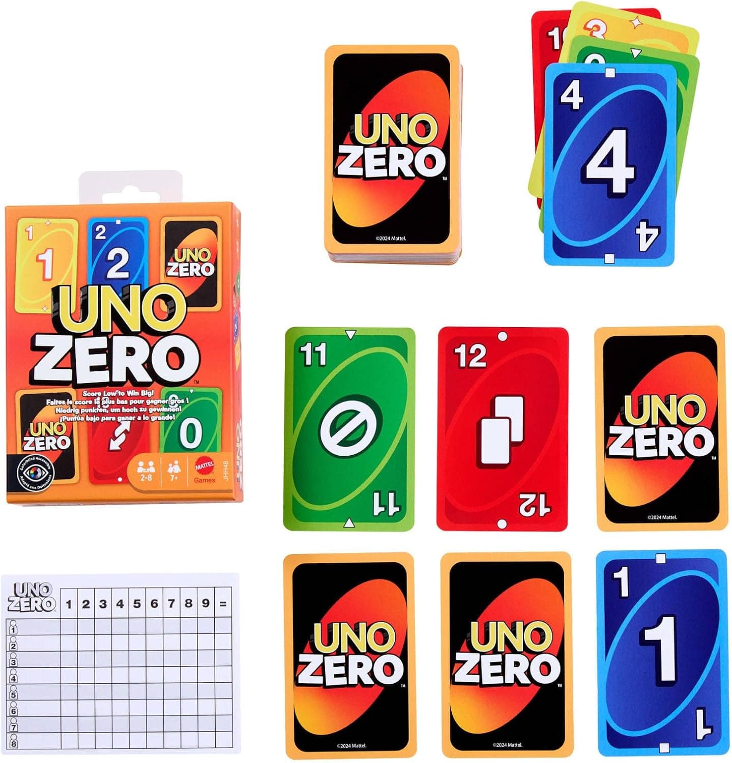بازی کارتی Mattel UNO Zero برای ۲ تا ۸ نفر مدل JHH48 بازی کارتی Mattel UNO Zero برای ۲ تا ۸ نفر مدل JHH48