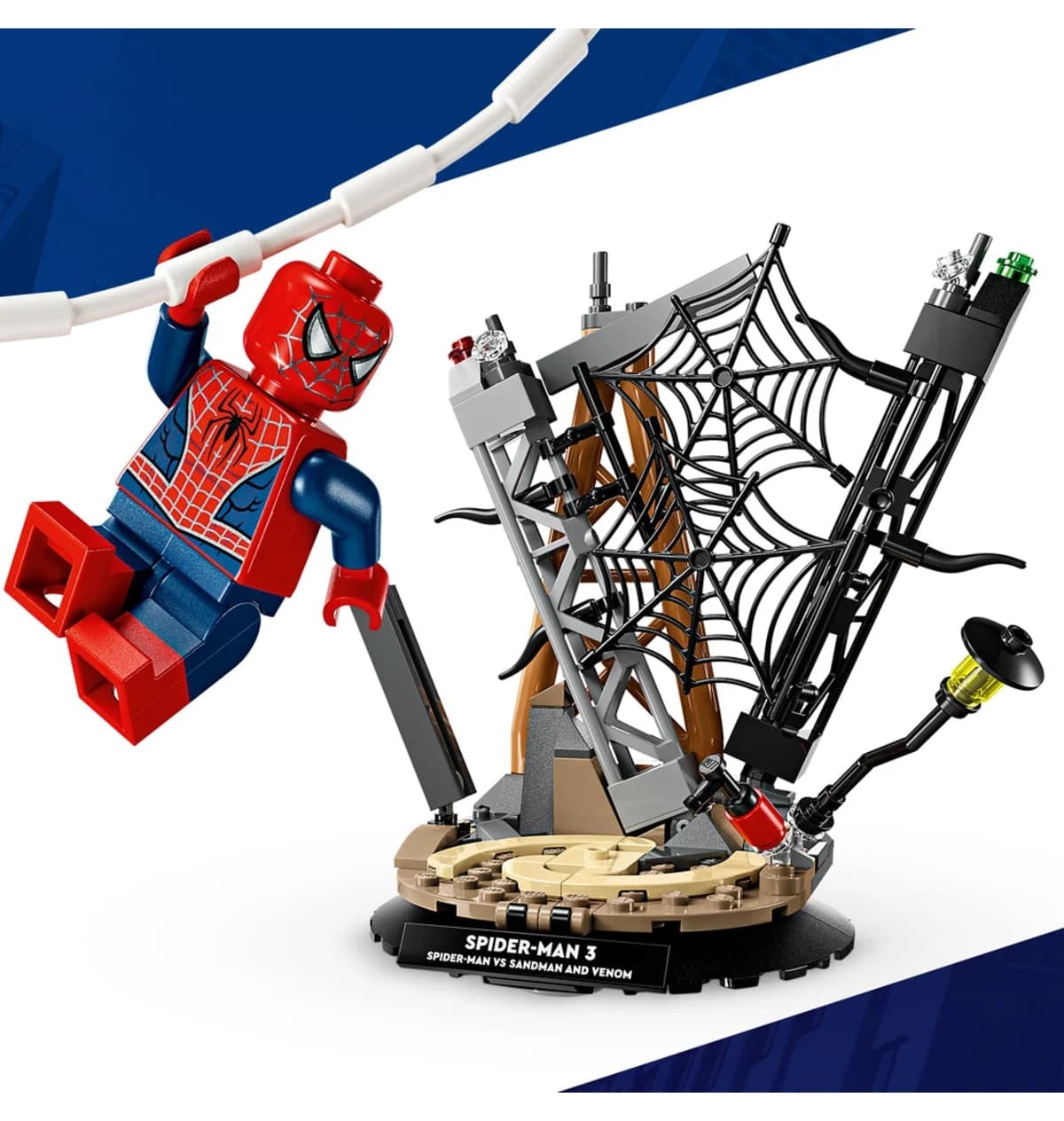 لگو Marvel نبرد افسانهای Spider-Man علیه Sandman مدل 76334 201 قطعه لگو Marvel نبرد افسانهای Spider-Man علیه Sandman مدل 76334 201 قطعه