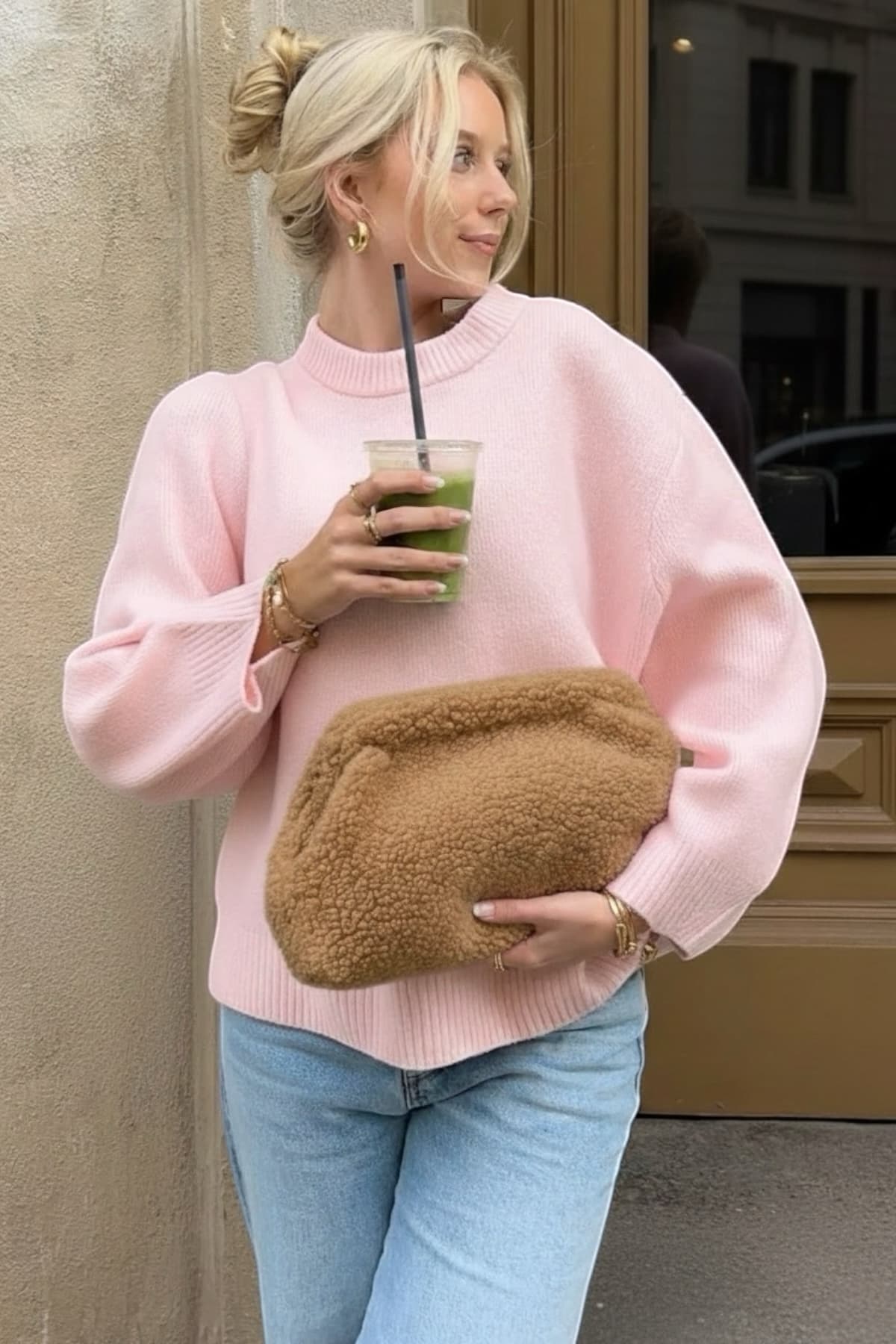 کیف کلاچ زنانه BAHELS پلوش شتری Teddy کیف کلاچ زنانه BAHELS پلوش شتری Teddy