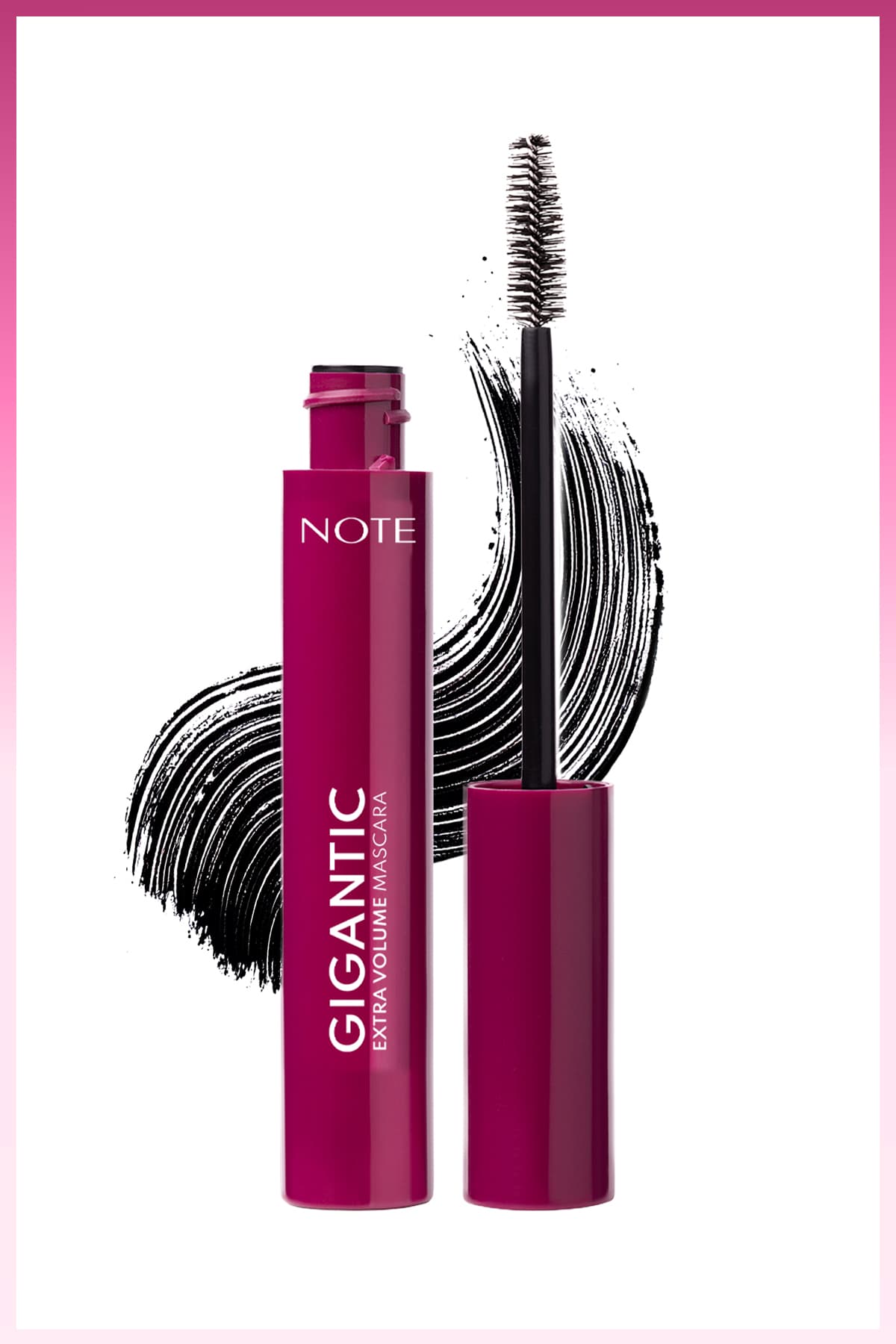 ماسکارا Note Cosmetics Gigantic افزاینده حجم و افکت مژه مصنوعی مشکی ماسکارا Note Cosmetics Gigantic افزاینده حجم و افکت مژه مصنوعی مشکی