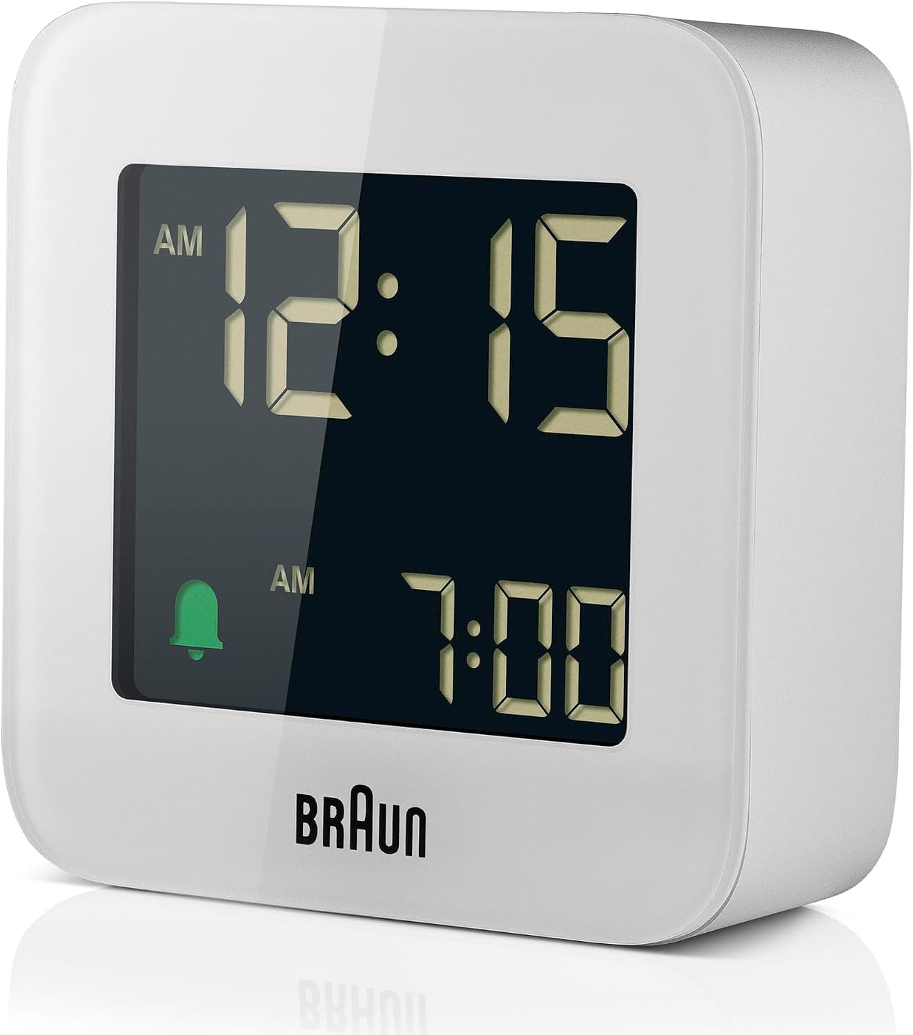 ساعت زنگدار دیجیتال سفری Braun با نمایشگر LC منفی و زنگ افزایشی سفید مدل BC08W ساعت زنگدار دیجیتال سفری Braun با نمایشگر LC منفی و زنگ افزایشی سفید مدل BC08W