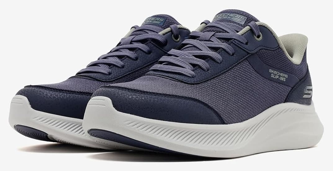کفش اسپرت مردانه Skechers سرمهای Bobs Moda Flex مدل 118158Tk کفش اسپرت مردانه Skechers سرمهای Bobs Moda Flex مدل 118158Tk