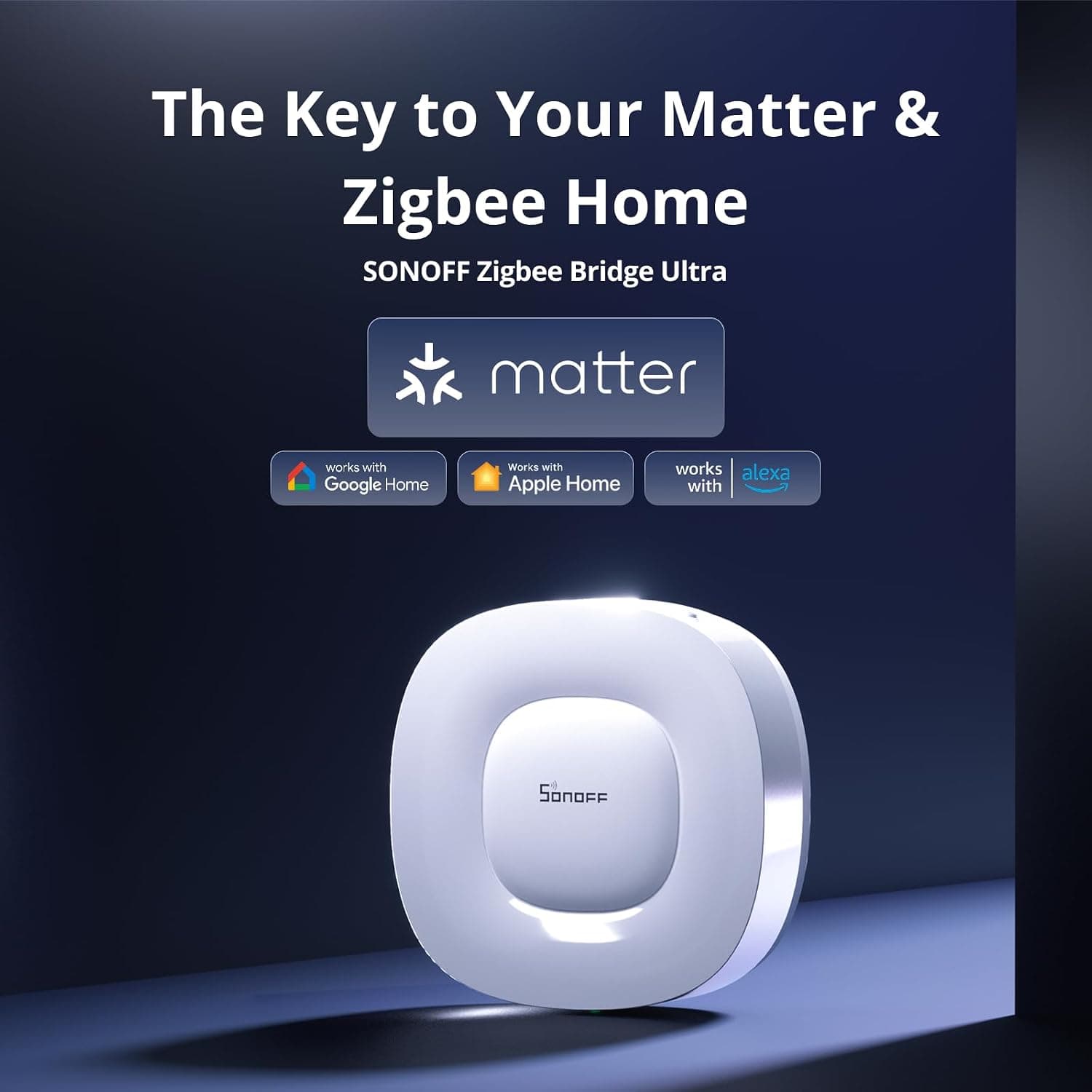 هاب خانه هوشمند SONOFF با Matter و Zigbee 3.0، تغذیه سیمی، مدل ZBBridge-U هاب خانه هوشمند SONOFF با Matter و Zigbee 3.0، تغذیه سیمی، مدل ZBBridge-U