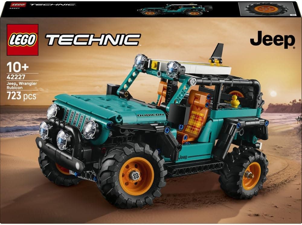 لگو Technic Jeep Wrangler Rubicon SUV مدل 42227 لگو Technic Jeep Wrangler Rubicon SUV مدل 42227
