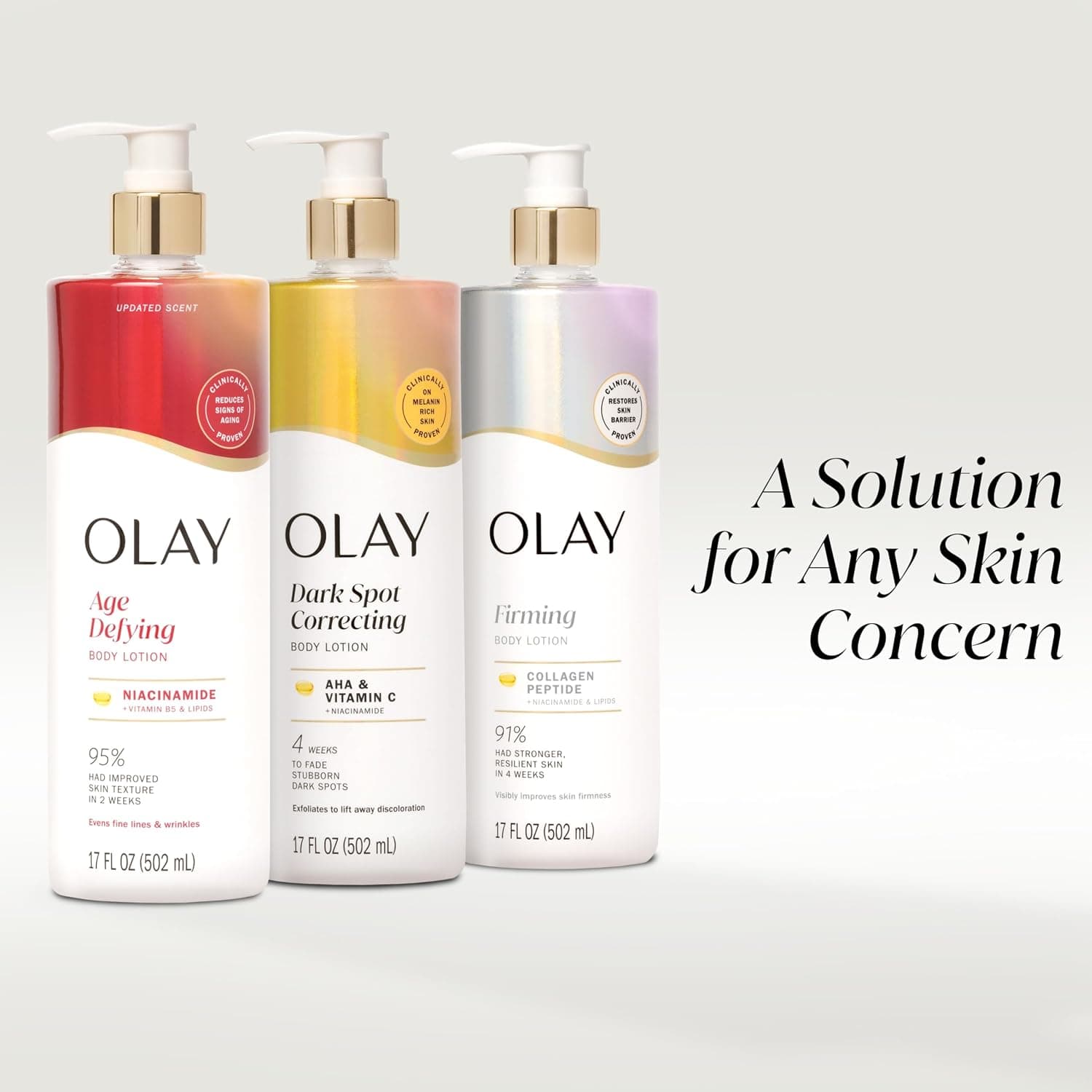 لوسیون بدن زنانه Olay با سرم AHA کاهش تیرگی پوست 17 fl oz لوسیون بدن زنانه Olay با سرم AHA کاهش تیرگی پوست 17 fl oz