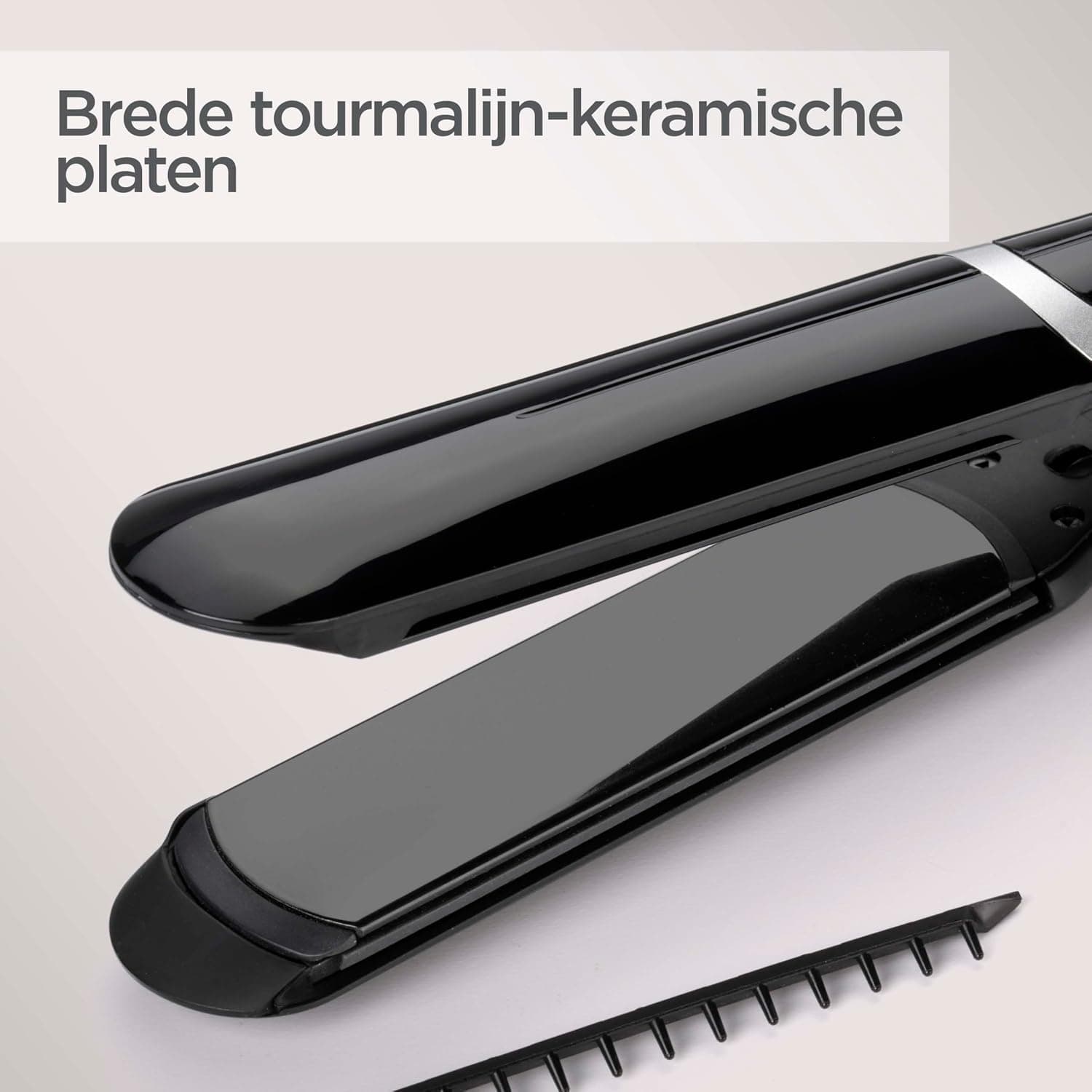 اتو مو BaByliss Sleek Control با سیستم حرارتی Advanced Ceramics، صفحات تورمالین-سرامیکی، 235 درجه مدل ST397E اتو مو BaByliss Sleek Control با سیستم حرارتی Advanced Ceramics، صفحات تورمالین-سرامیکی، 235 درجه مدل ST397E