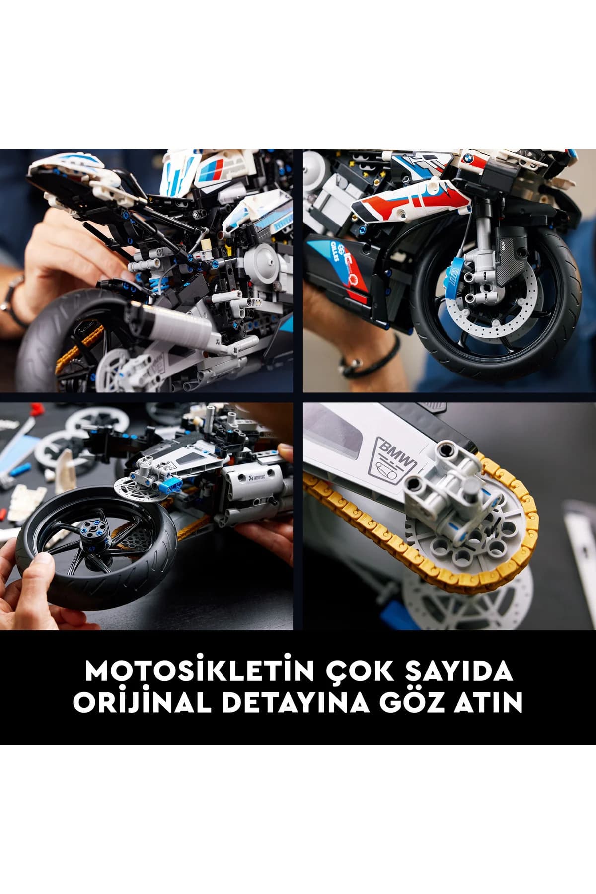 لگو Technic BMW M مدل 1000 RR مدل 42130 (1925 قطعه) لگو Technic BMW M مدل 1000 RR مدل 42130 (1925 قطعه)