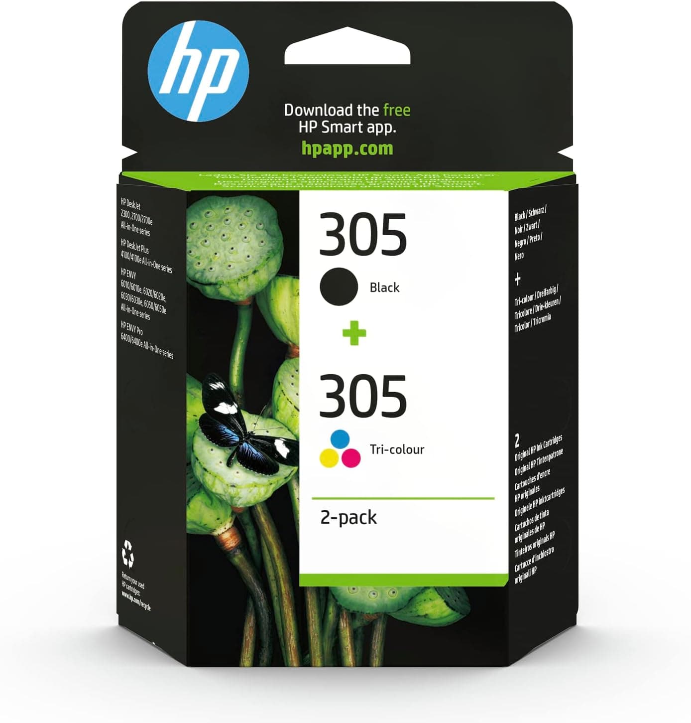 کارتریج جوهر مشکی و سهرنگ HP مدل 6ZD17AE بسته ۲ عددی کارتریج جوهر مشکی و سهرنگ HP مدل 6ZD17AE بسته ۲ عددی