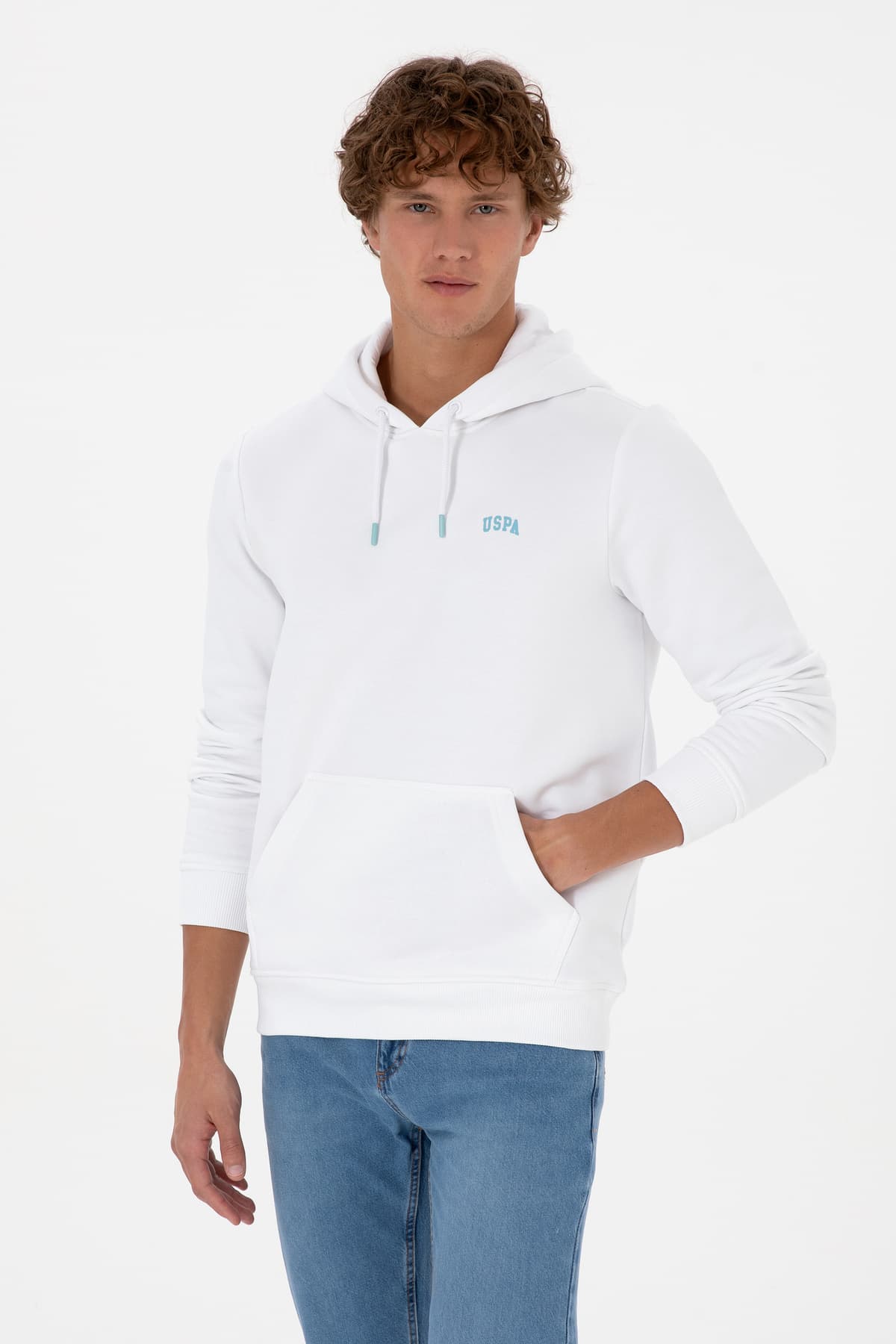 سویشرت مردانه U.S. Polo Assn. فیت معمولی هودیدار شاردوندار سفید مدل 50315582-VR013 سویشرت مردانه U.S. Polo Assn. فیت معمولی هودیدار شاردوندار سفید مدل 50315582-VR013