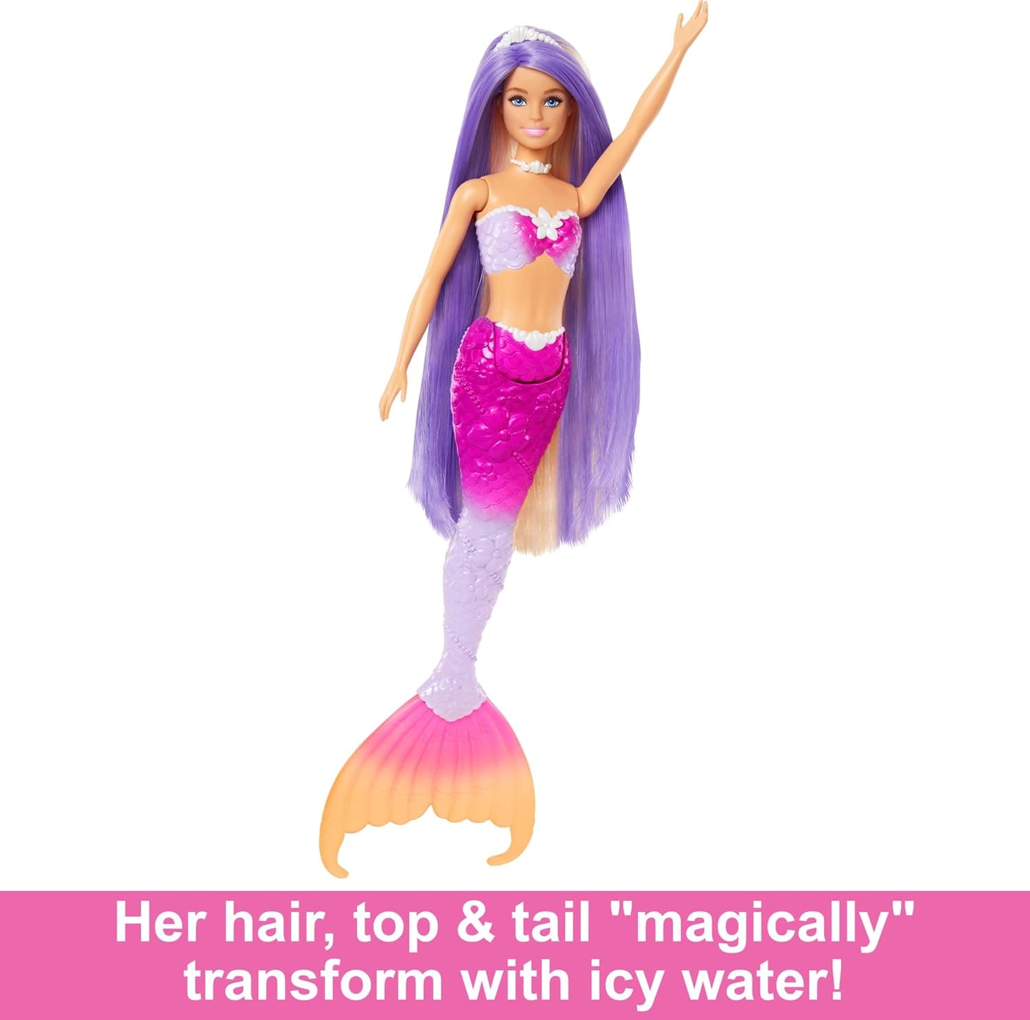 عروسک پری دریایی Barbie Malibu با قابلیت تغییر رنگ، دلفین و لوازم جانبی عروسک پری دریایی Barbie Malibu با قابلیت تغییر رنگ، دلفین و لوازم جانبی