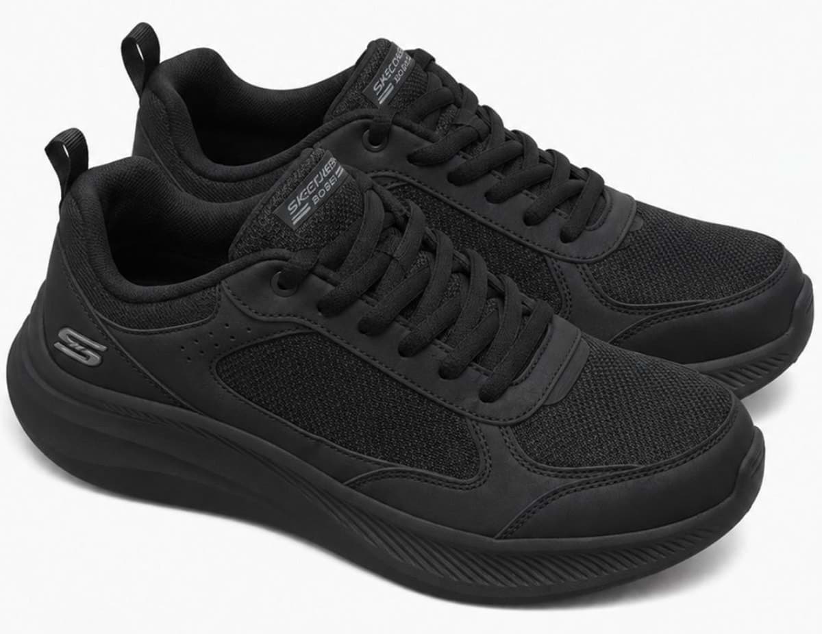 کفش ورزشی مردانه Skechers Bobs Moda Flex سیاه مدل 118157TK کفش ورزشی مردانه Skechers Bobs Moda Flex سیاه مدل 118157TK