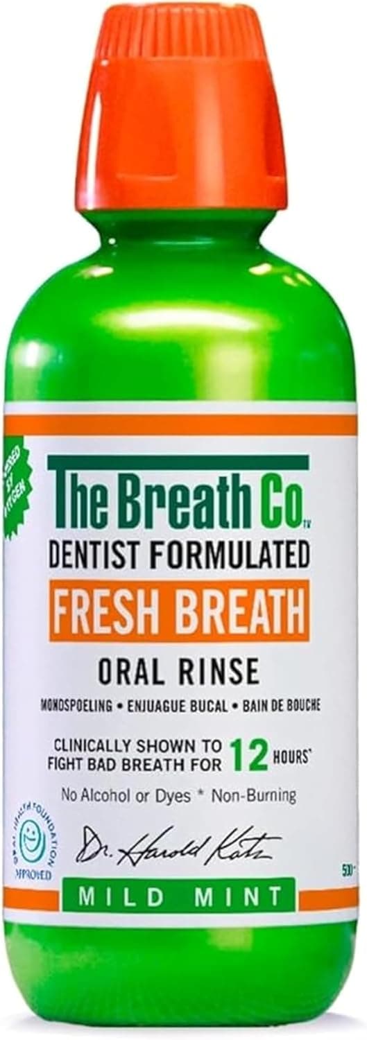 دهانشویه The Breath Co. با طعم نعناع ملایم بدون الکل 500ml دهانشویه The Breath Co. با طعم نعناع ملایم بدون الکل 500ml