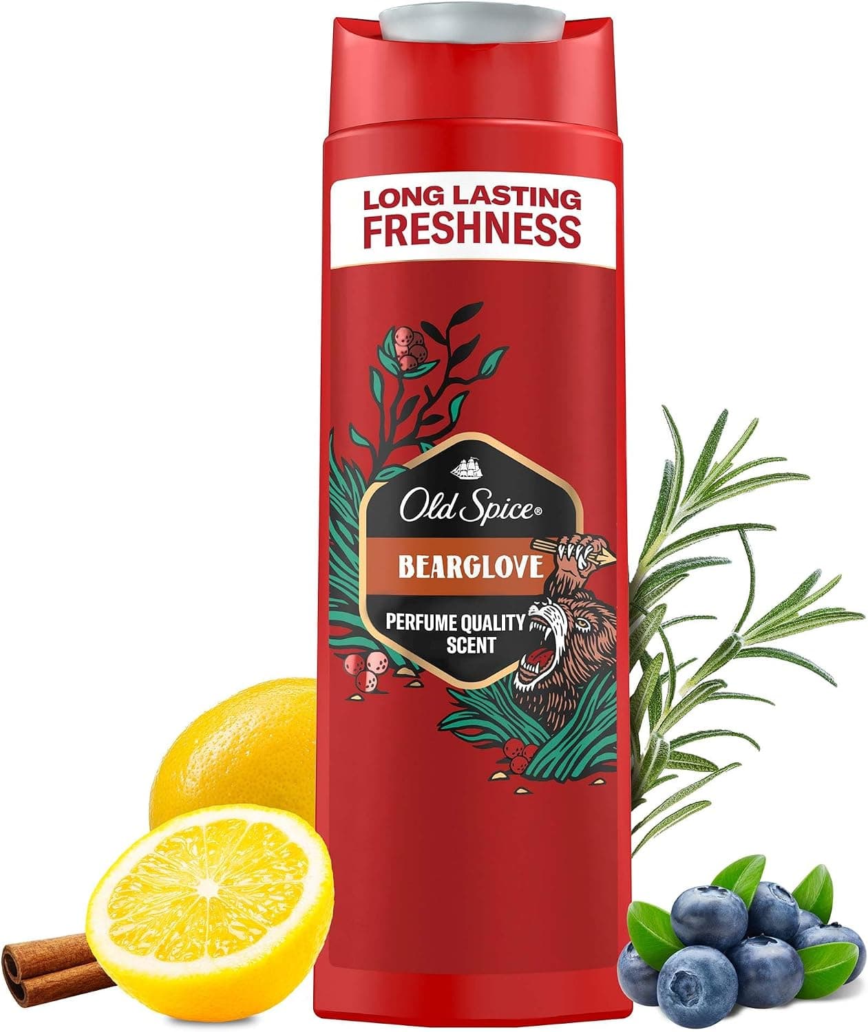 شامپو و ژل دوش مردانه Old Spice Bearglove، 400 ml شامپو و ژل دوش مردانه Old Spice Bearglove، 400 ml
