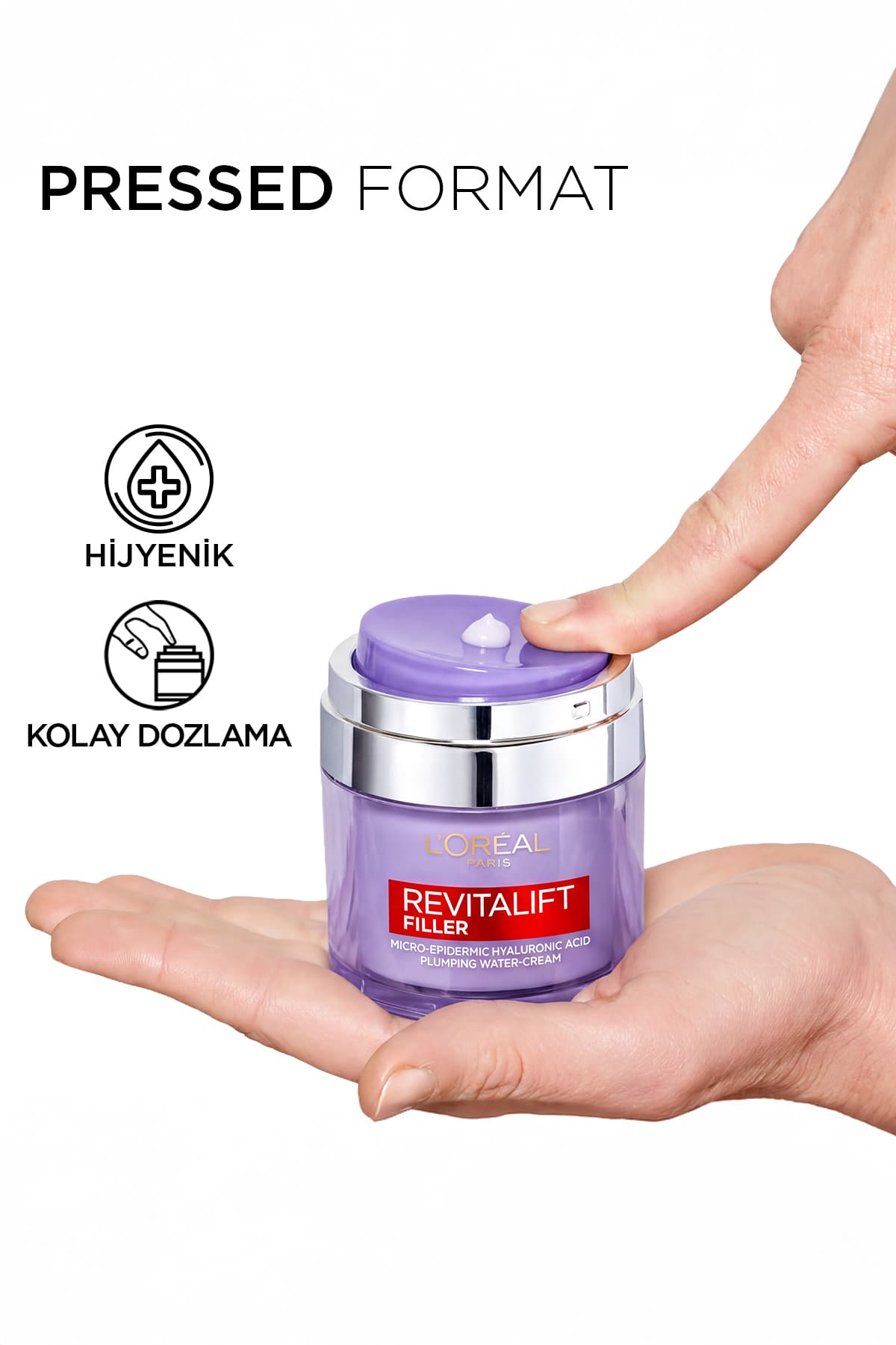 کرم مرطوبکننده صورت L'Oreal Paris Revitalift Filler حجمدهنده با پایه آب 50ml کرم مرطوبکننده صورت L'Oreal Paris Revitalift Filler حجمدهنده با پایه آب 50ml