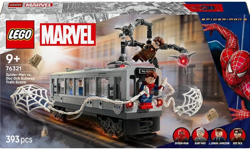 لگو Marvel صحنه قطار مترو Spider-Man علیه Doc Ock مدل 76321 لگو Marvel صحنه قطار مترو Spider-Man علیه Doc Ock مدل 76321