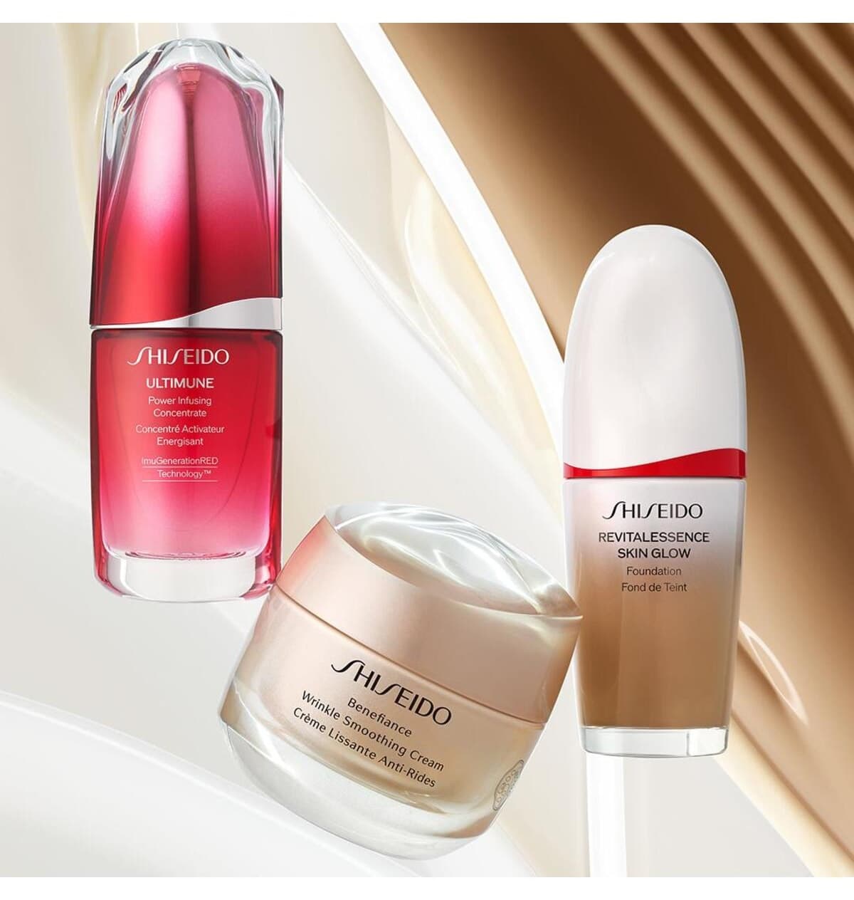 کرم پودر Shiseido Revitalessence با درخشش پوست 250 کرم پودر Shiseido Revitalessence با درخشش پوست 250