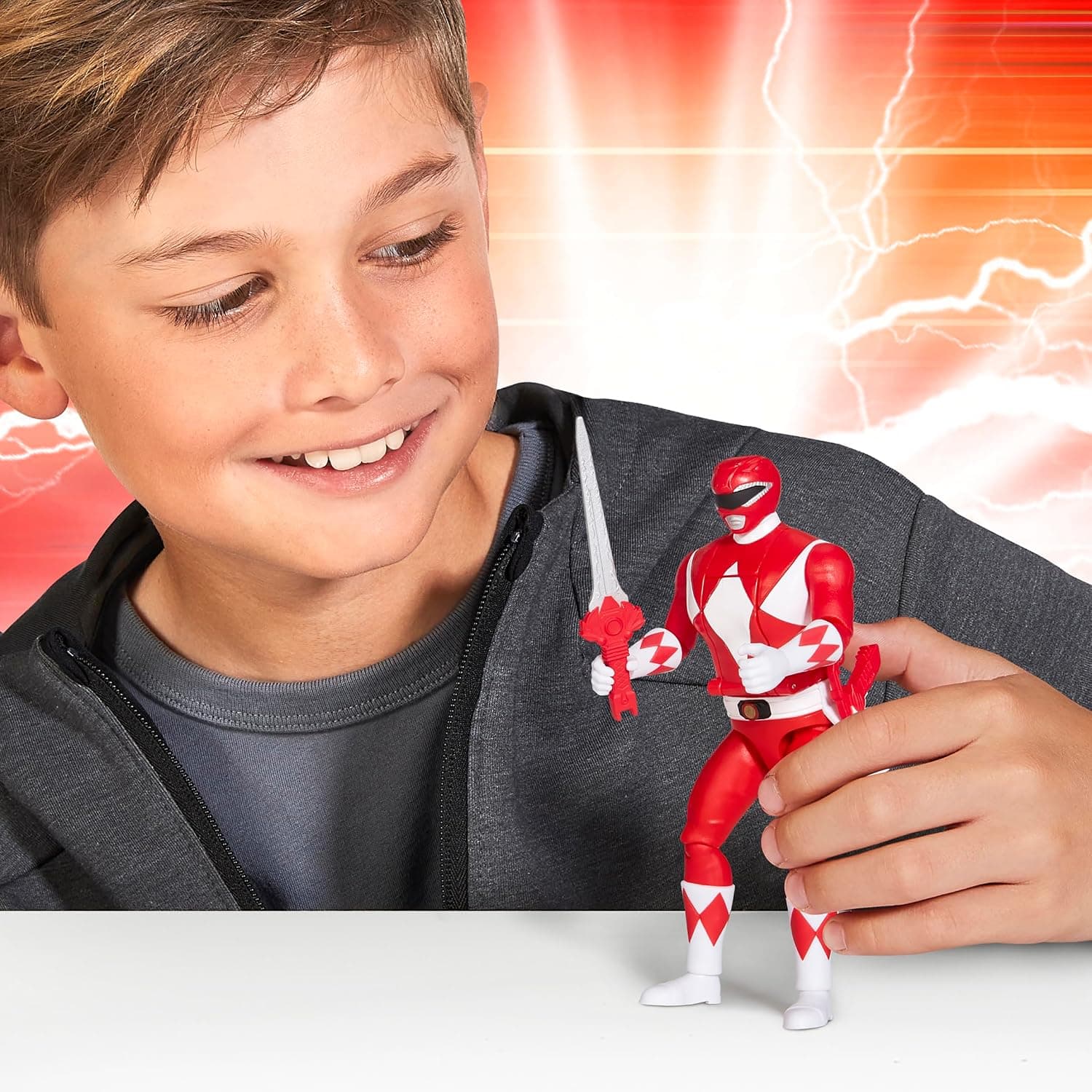 فیگور اکشن Power Rangers مدل Mighty Morphin Red Ranger فیگور اکشن Power Rangers مدل Mighty Morphin Red Ranger