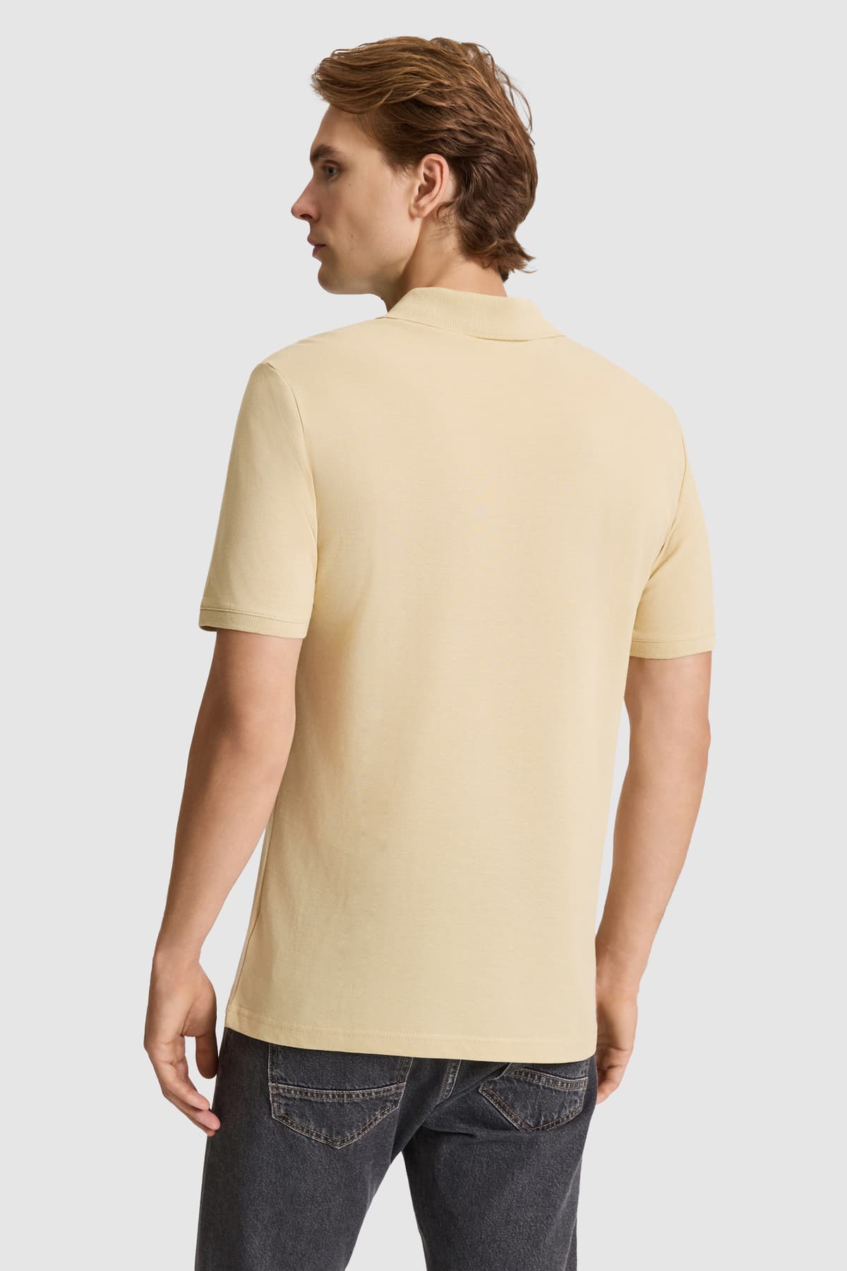 تیشرت مردانه U.S. Polo Assn. بژ فیت معمولی یقه پولو مدل 50326985-VR011 تیشرت مردانه U.S. Polo Assn. بژ فیت معمولی یقه پولو مدل 50326985-VR011