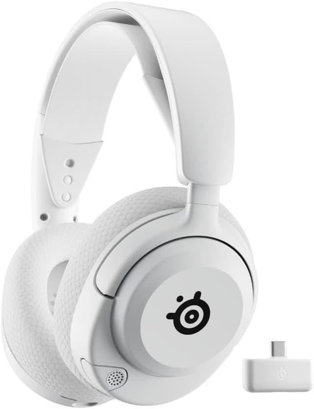 هدست گیمینگ SteelSeries مدل Arctis Nova 5 Wireless سفید هدست گیمینگ SteelSeries مدل Arctis Nova 5 Wireless سفید
