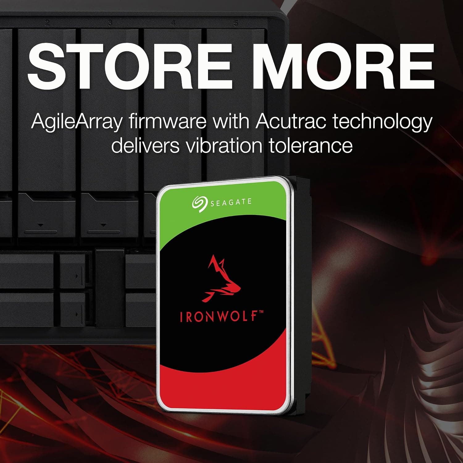 هارد دیسک داخلی NAS Seagate IronWolf 10TB CMR مدل ST10000VN000 هارد دیسک داخلی NAS Seagate IronWolf 10TB CMR مدل ST10000VN000