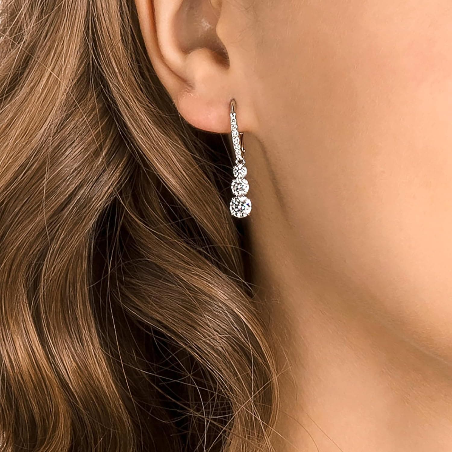 ست گردنبند و گوشواره زنانه Swarovski کریستالی Attract Trilogy ست گردنبند و گوشواره زنانه Swarovski کریستالی Attract Trilogy