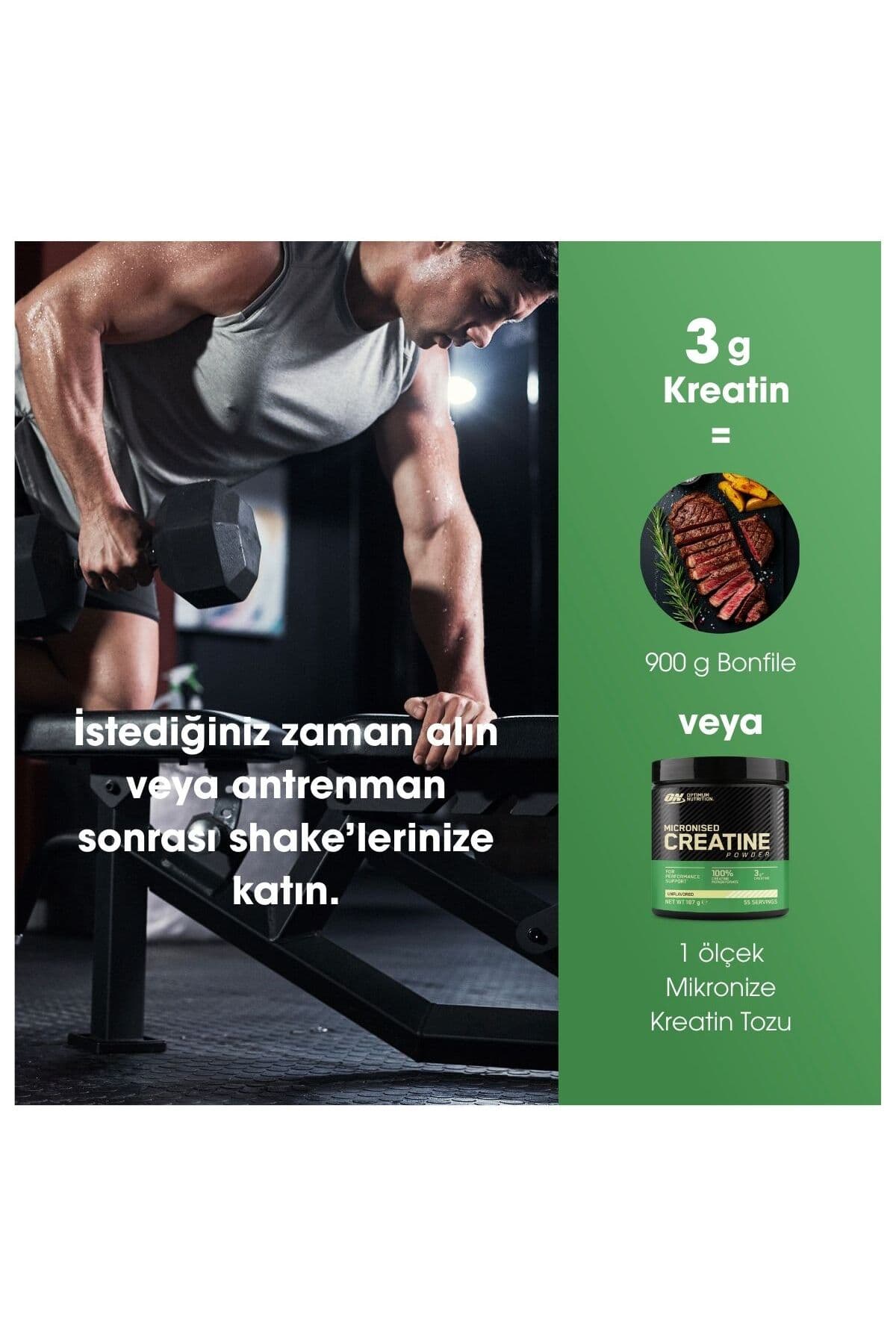 کراتین مونوهیدرات بدون طعم Optimum Nutrition 187 g با 55 سروینگ کراتین مونوهیدرات بدون طعم Optimum Nutrition 187 g با 55 سروینگ