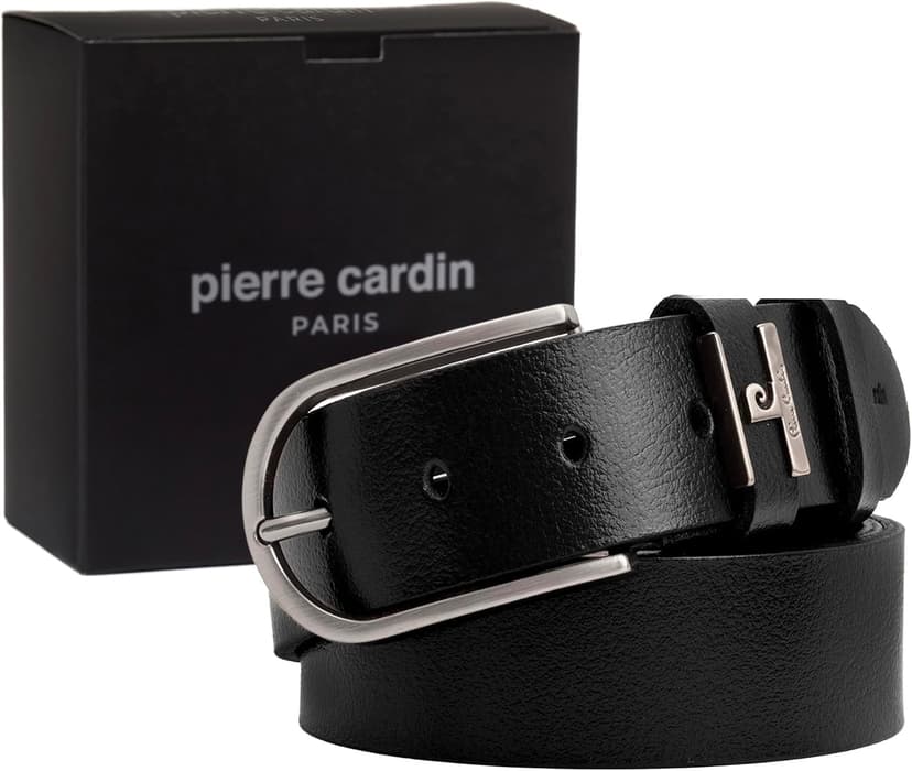 کمربند مردانه Pierre Cardin چرم مشکی مدل PC-MDLS41 کمربند مردانه Pierre Cardin چرم مشکی مدل PC-MDLS41
