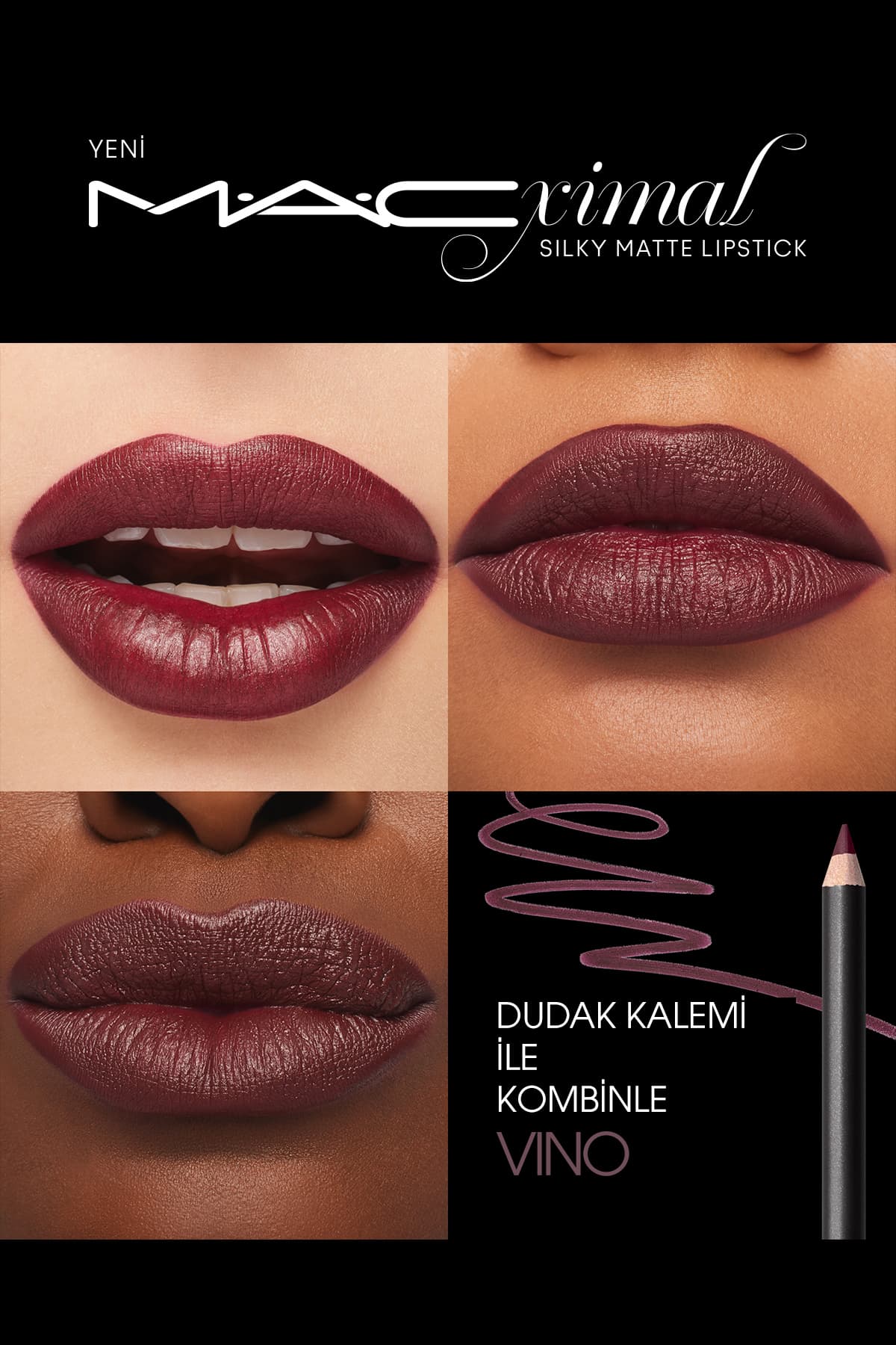 رژ لب Mac ابریشمی مات مدل M·a·cxımal رژ لب Mac ابریشمی مات مدل M·a·cxımal