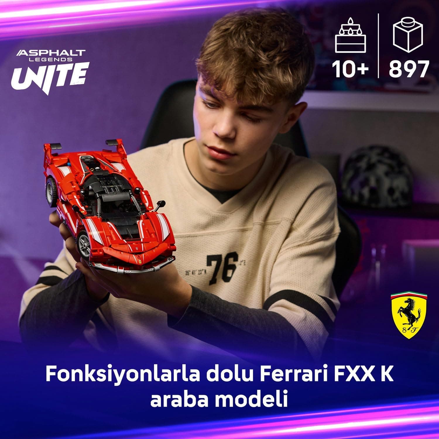 لگو Technic Ferrari FXX K مدل 42212 لگو Technic Ferrari FXX K مدل 42212
