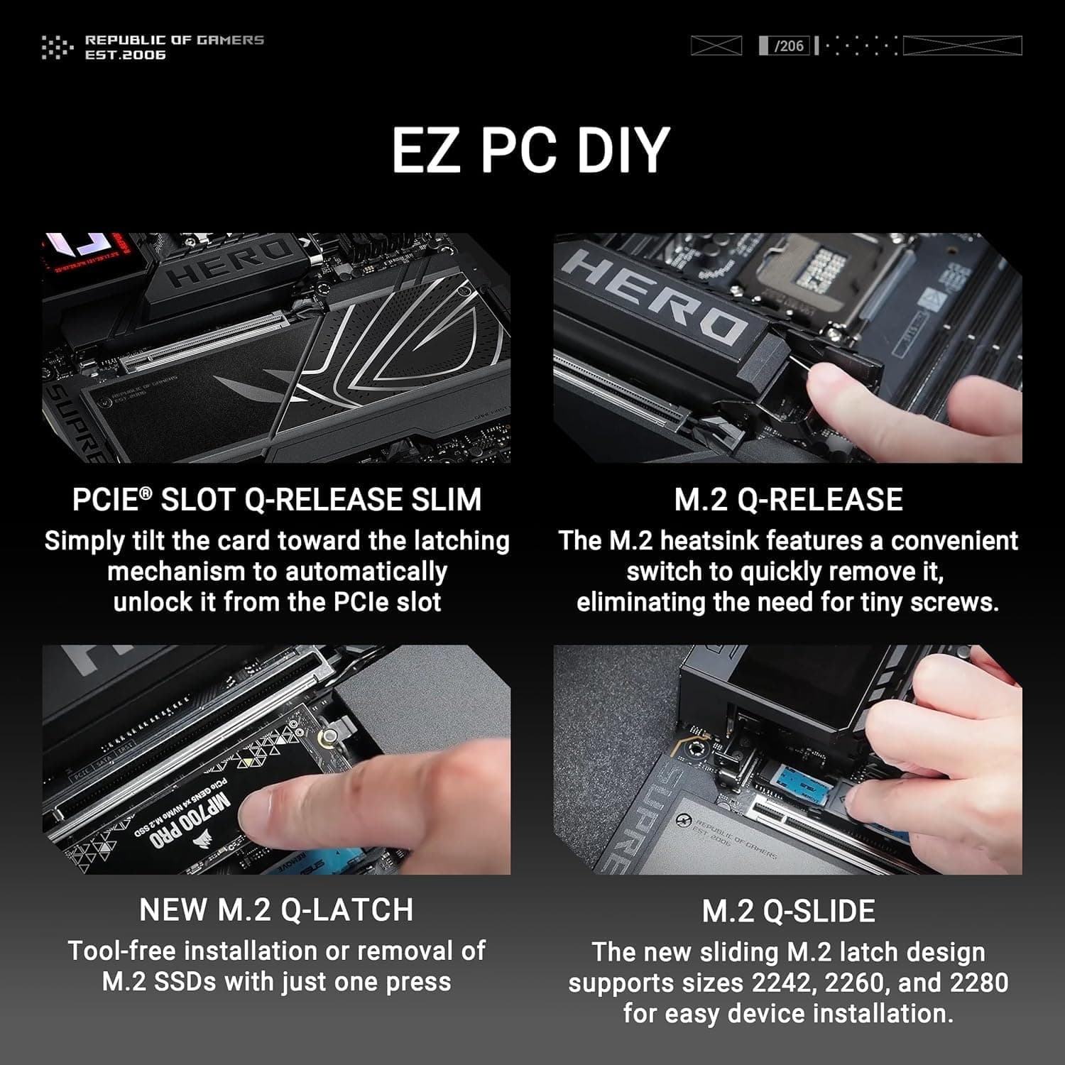 مادربرد ASUS ROG مدل Maximus Z890 Hero سوکت LGA 1851 ATX مادربرد ASUS ROG مدل Maximus Z890 Hero سوکت LGA 1851 ATX