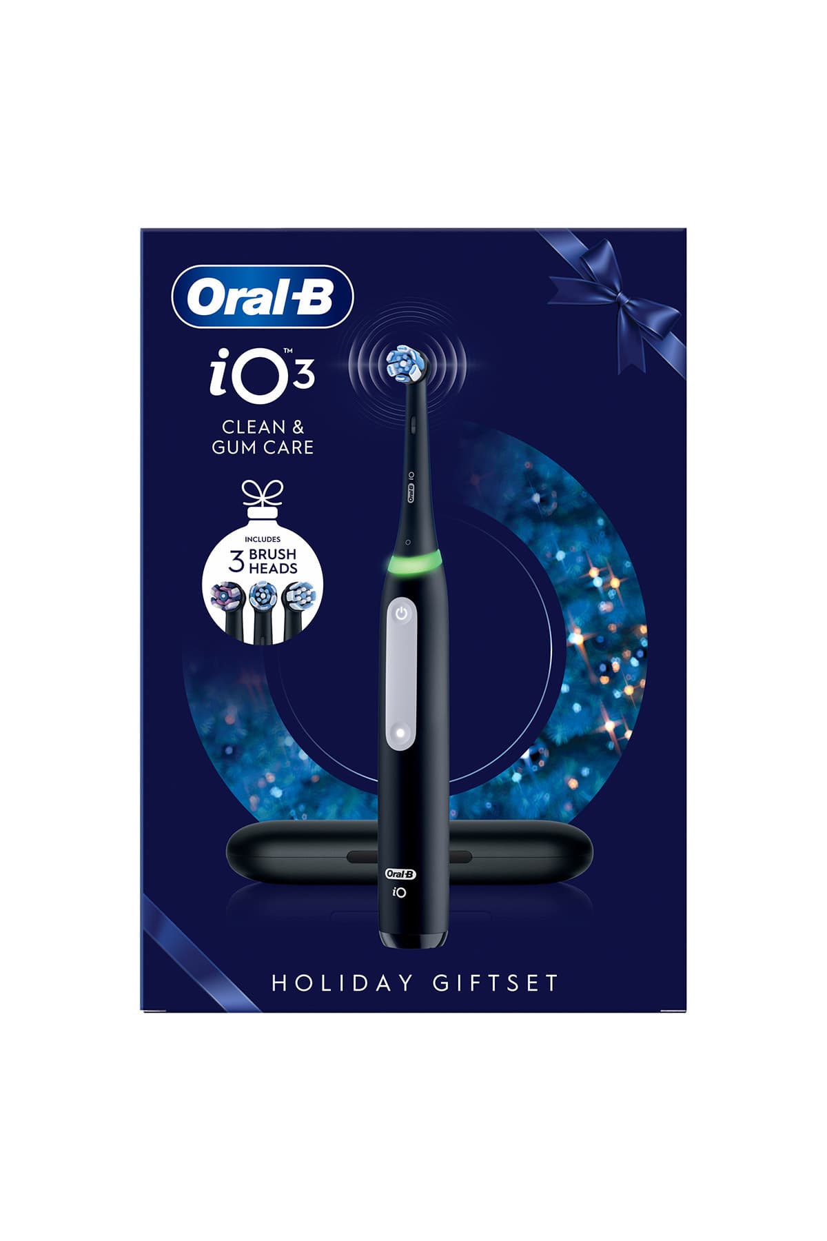 مسواک برقی شارژی Oral-B با 3 سری یدک مدل iO3 Holiday Edition مسواک برقی شارژی Oral-B با 3 سری یدک مدل iO3 Holiday Edition