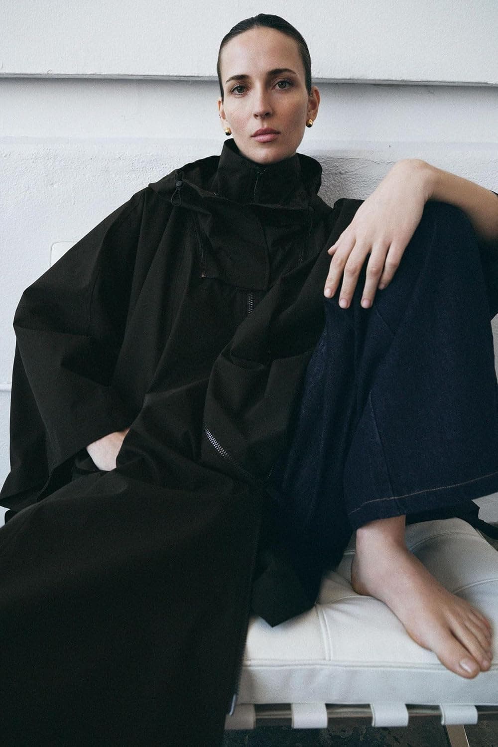 تریچکت مردانه Zara ضدآب با پلرین ZW COLLECTION تریچکت مردانه Zara ضدآب با پلرین ZW COLLECTION