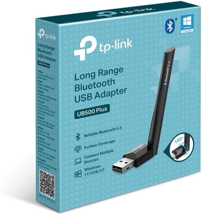 آداپتور USB بلوتوث TP-Link با آنتن خارجی قابل تنظیم مدل UB500 Plus آداپتور USB بلوتوث TP-Link با آنتن خارجی قابل تنظیم مدل UB500 Plus