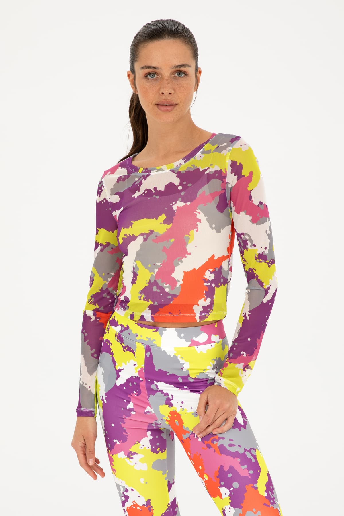 سوئیشرت زنانه U.S. Polo Assn. یقه گرد سبز پستهای مدل 50283776-VR087 سوئیشرت زنانه U.S. Polo Assn. یقه گرد سبز پستهای مدل 50283776-VR087