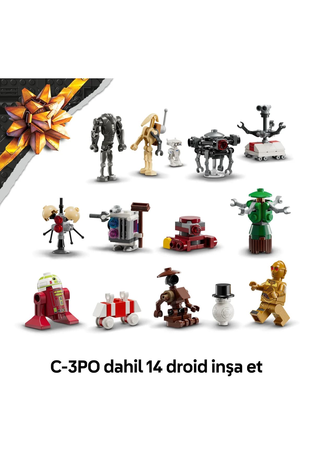 لگو Star Wars کودکان 6+ تقویم کریسمس 2025 مدل 75418 (263P) لگو Star Wars کودکان 6+ تقویم کریسمس 2025 مدل 75418 (263P)