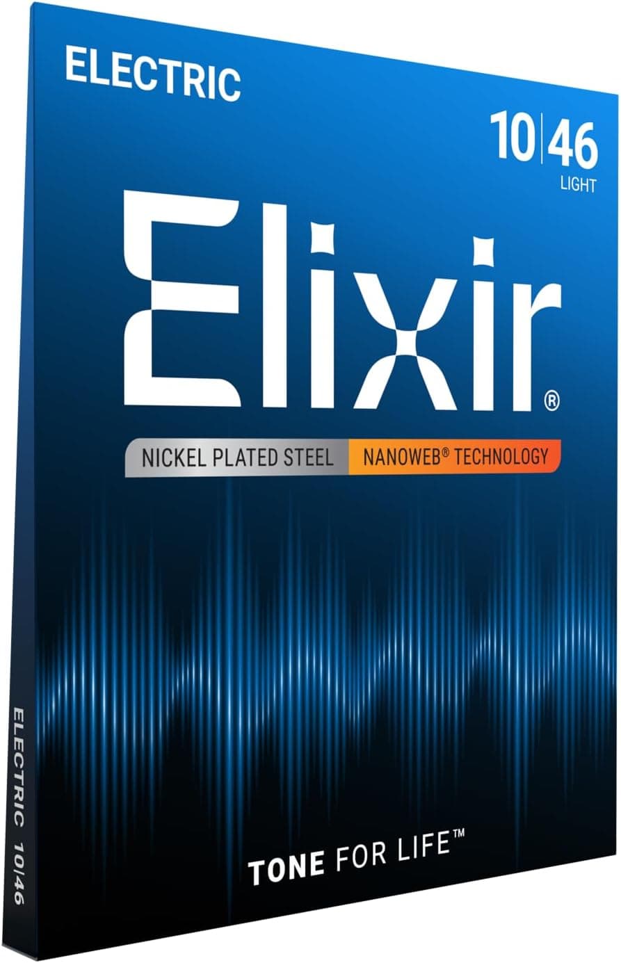 سیم گیتار الکتریک Elixir Nanoweb Custom Light 9-46 مدل 12027 سیم گیتار الکتریک Elixir Nanoweb Custom Light 9-46 مدل 12027