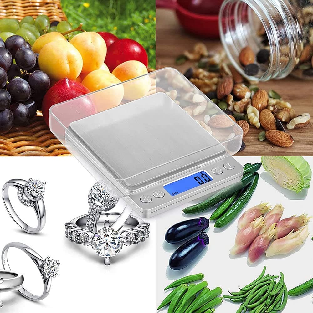 ترازوی دیجیتال Jouis ظرفیت 500 گرم دقت 0.01 گرم با نمایشگر LCD ترازوی دیجیتال Jouis ظرفیت 500 گرم دقت 0.01 گرم با نمایشگر LCD