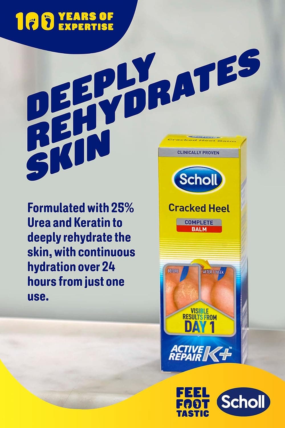 کرم رفع ترک پاشنه Dr. Scholl's 60 ml کرم رفع ترک پاشنه Dr. Scholl's 60 ml
