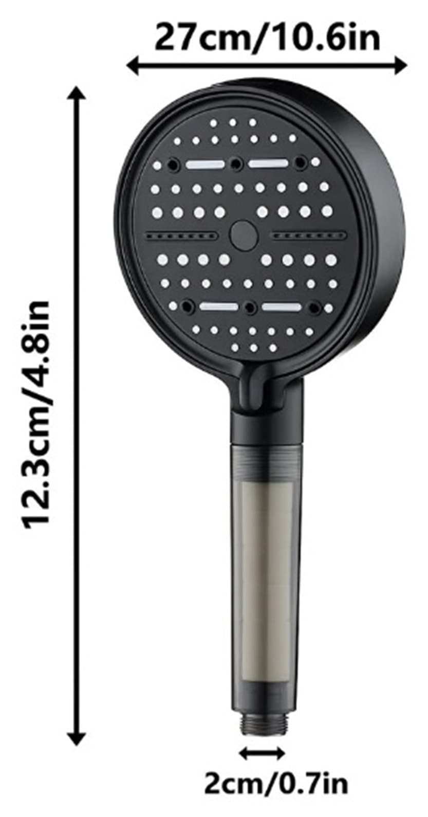 ست سردوش فیلتردار Kitchen Beauty، 6 کاره با 6 فیلتر یدکی، ضد رسوب و تصفیهکننده آب و کلر ست سردوش فیلتردار Kitchen Beauty، 6 کاره با 6 فیلتر یدکی، ضد رسوب و تصفیهکننده آب و کلر