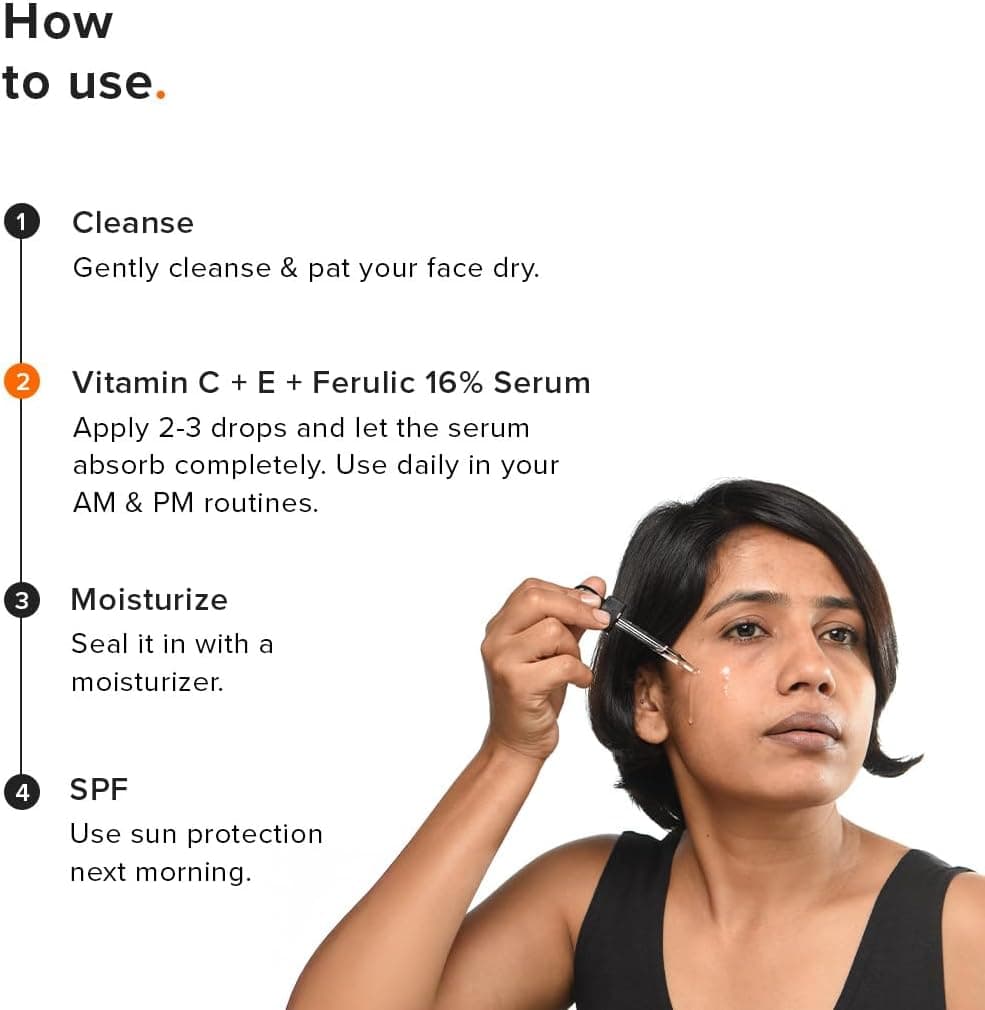 سرم صورت Minimalist ویتامین C 16% با فروالیک اسید و ویتامین E 20 ml سرم صورت Minimalist ویتامین C 16% با فروالیک اسید و ویتامین E 20 ml