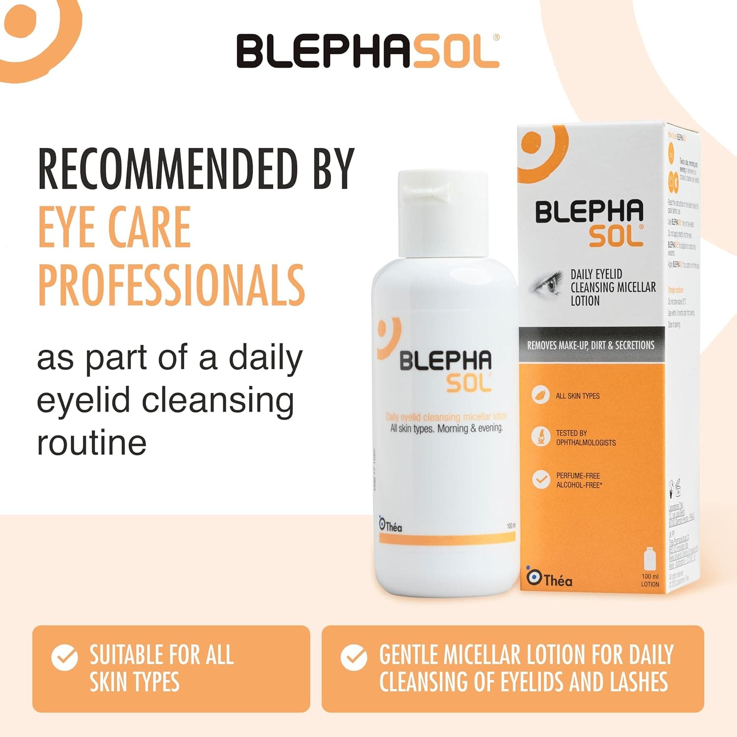 لوسیون چشم پلکهای حساس THEA PHARMA مدل Blephasol (100ml) لوسیون چشم پلکهای حساس THEA PHARMA مدل Blephasol (100ml)