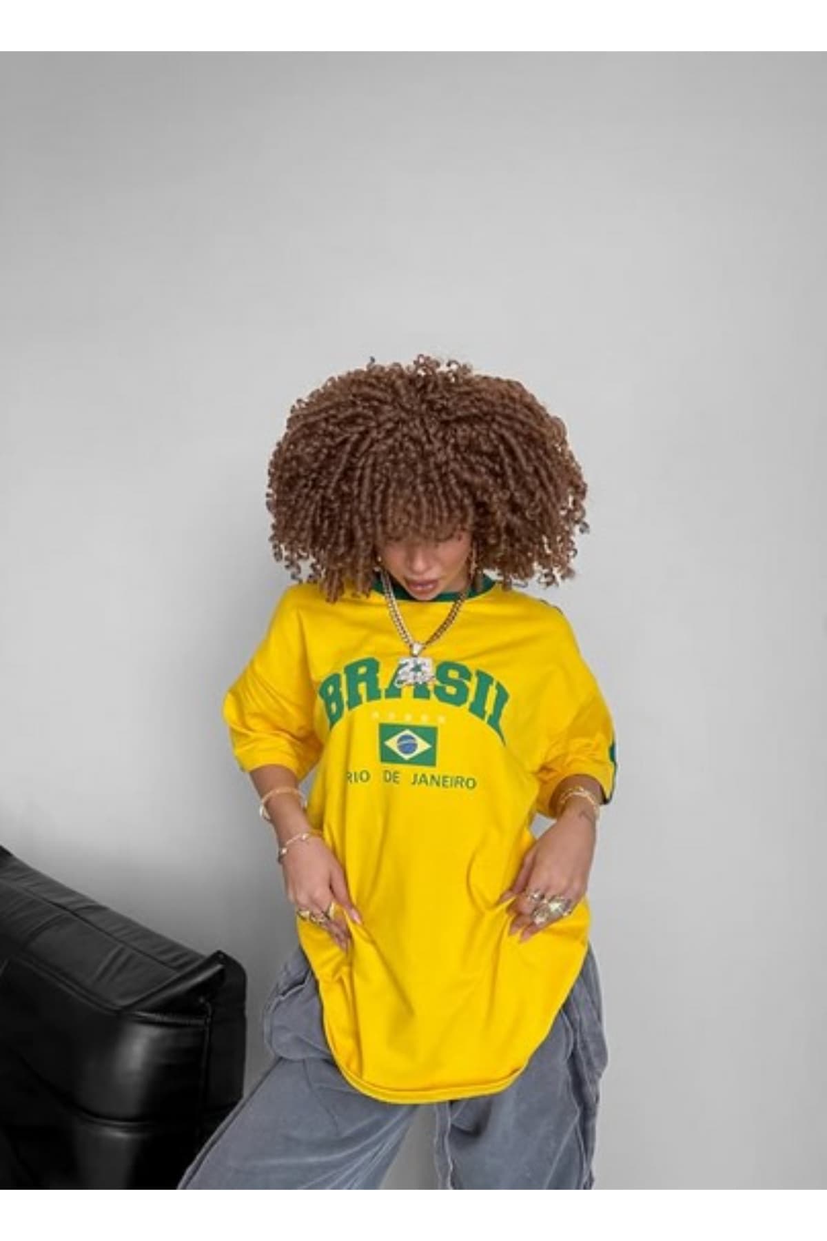 تیشرت یونیسکس Machetta Vintage Brasil اورسایز تیشرت یونیسکس Machetta Vintage Brasil اورسایز