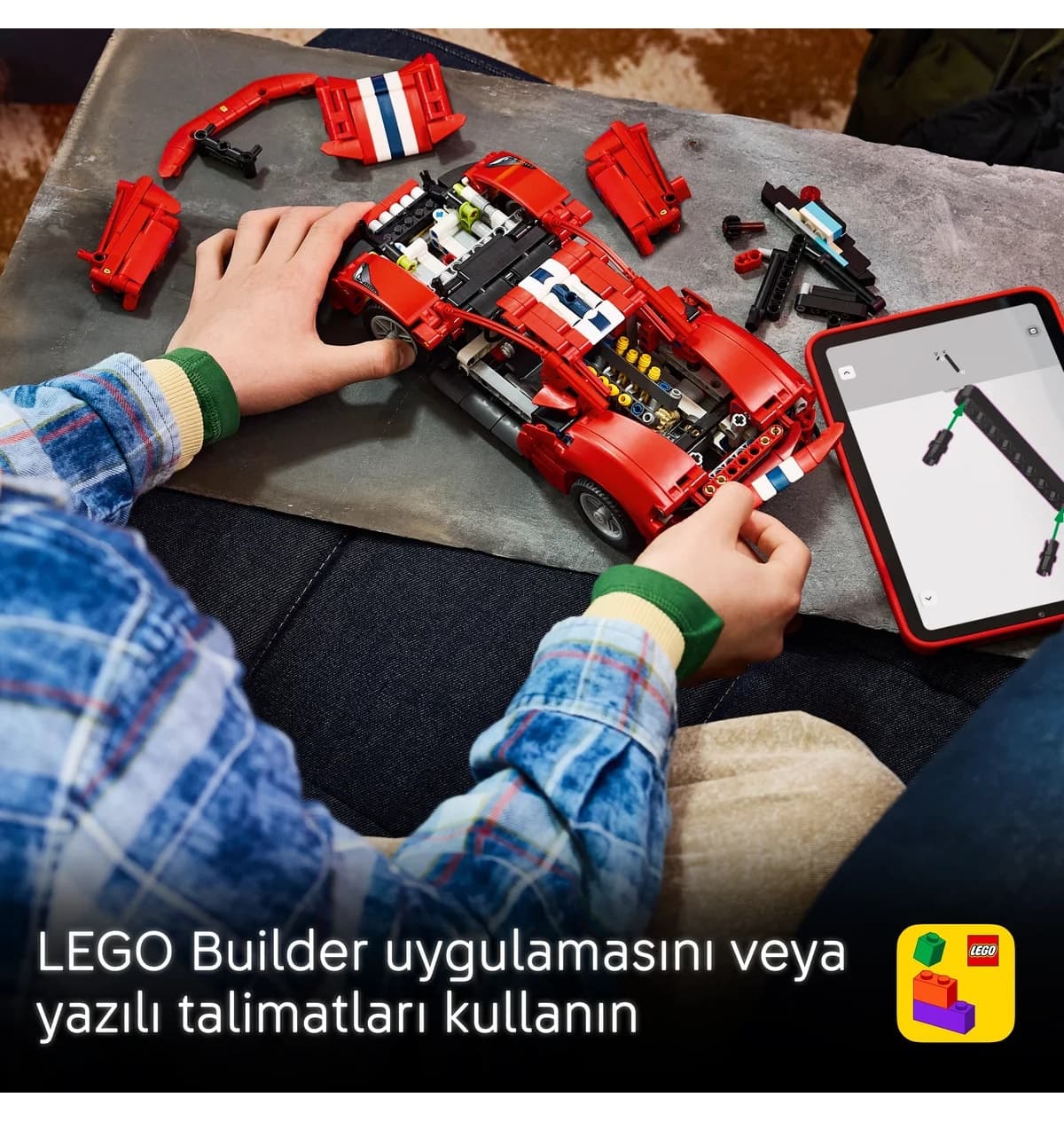 لگو Technic ماشین Ferrari 488 PISTA مدل 42235 با 882 قطعه لگو Technic ماشین Ferrari 488 PISTA مدل 42235 با 882 قطعه