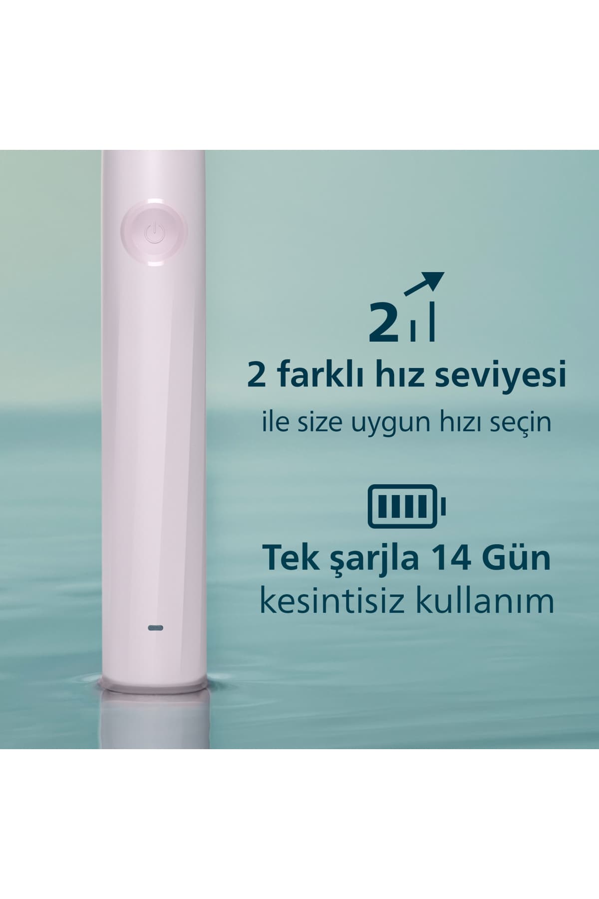 مسواک برقی شارژی Philips صورتی پودری با شارژدهی 14 روزه، 2 سرعت و 1 سری اضافه مدل HX4022/03 مسواک برقی شارژی Philips صورتی پودری با شارژدهی 14 روزه، 2 سرعت و 1 سری اضافه مدل HX4022/03