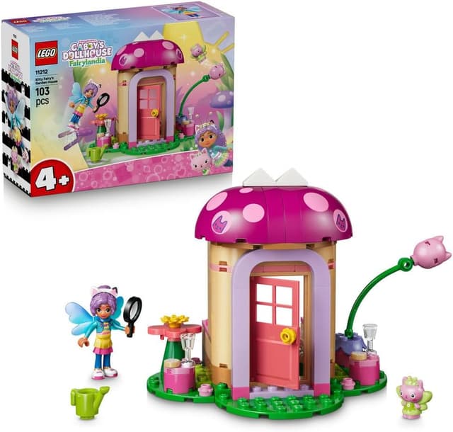 لگو 11212 Gabby's Dollhouse Kitty Fairy's Garden House لگو 11212 Gabby's Dollhouse Kitty Fairy's Garden House