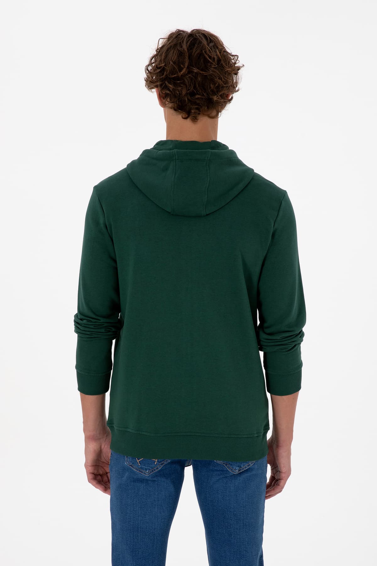 کاردیگان بافت مردانه U.S. Polo Assn. فیت معمولی هودیدار زیپدار سبز تیره مدل 50313719-VR079 کاردیگان بافت مردانه U.S. Polo Assn. فیت معمولی هودیدار زیپدار سبز تیره مدل 50313719-VR079