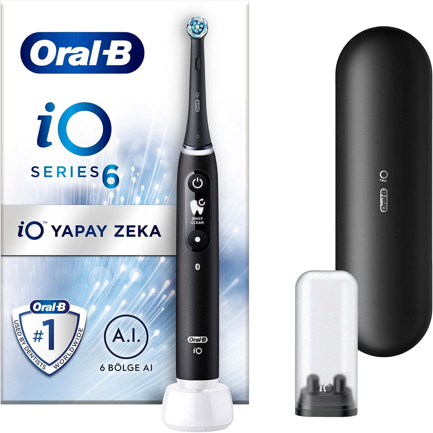 مسواک برقی شارژی Oral-B مشکی مدل iO6 مسواک برقی شارژی Oral-B مشکی مدل iO6